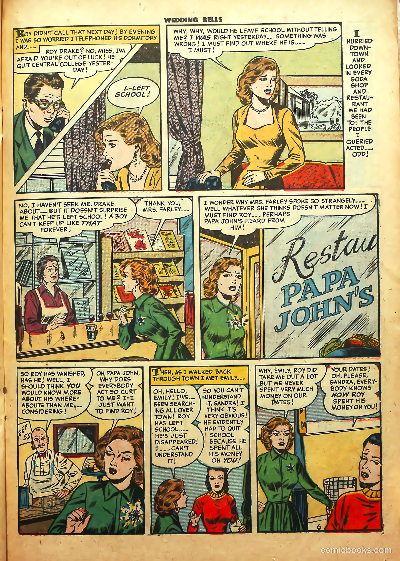 Wedding Bells #6 (1954) — page 24 of 37