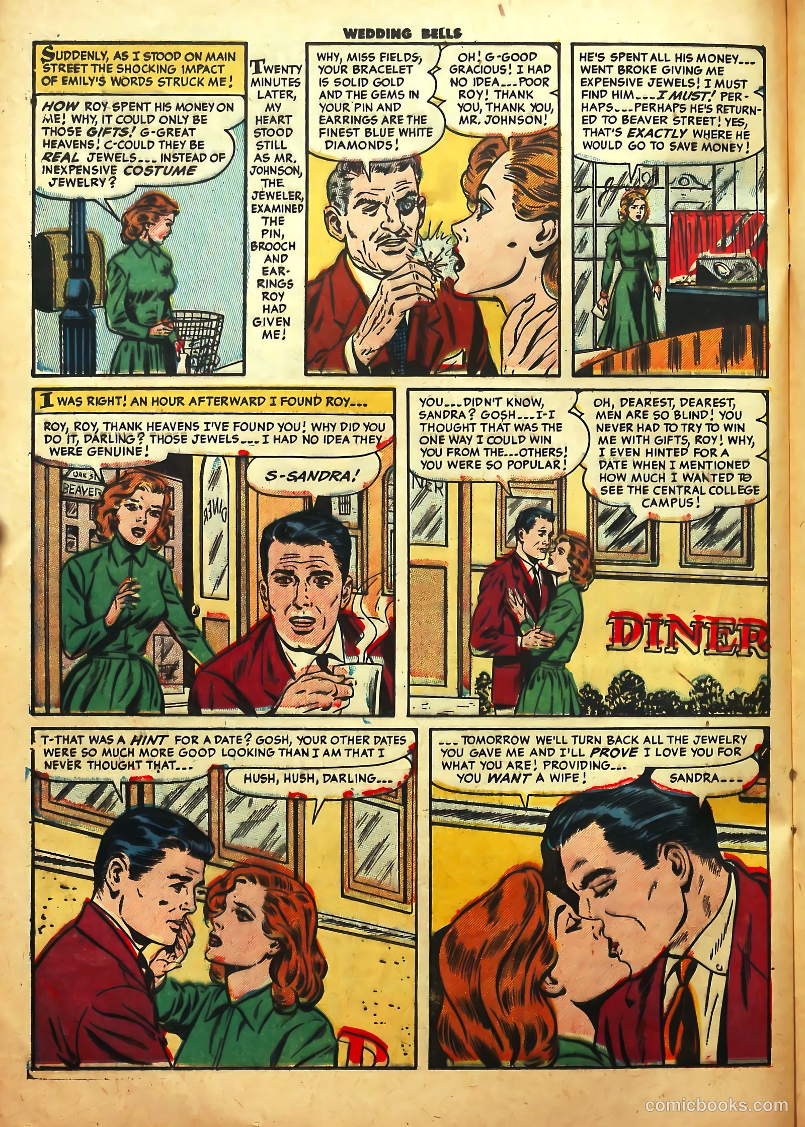 Wedding Bells #6 (1954) — page 25 of 37