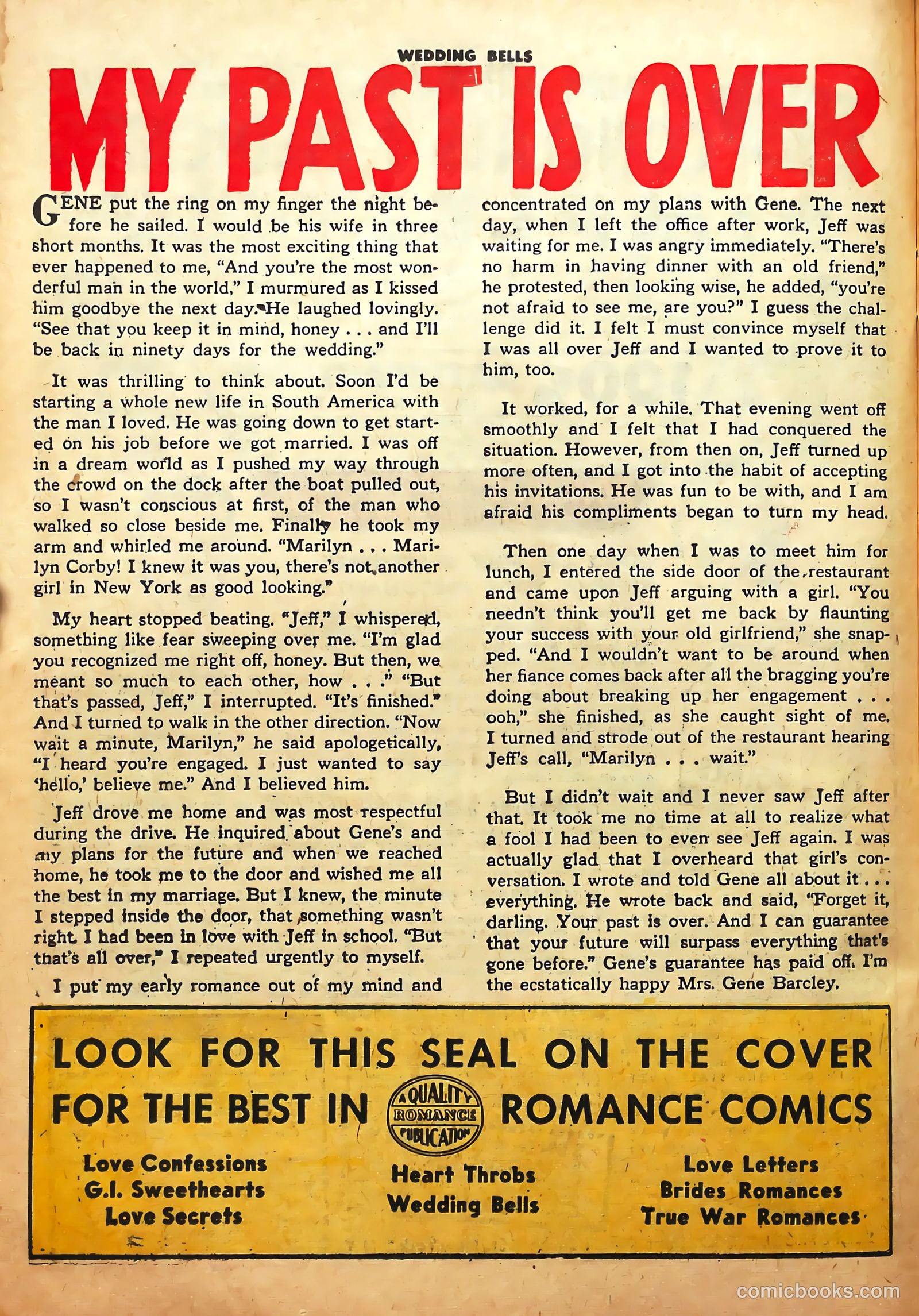 Wedding Bells #6 (1954) — page 27 of 37