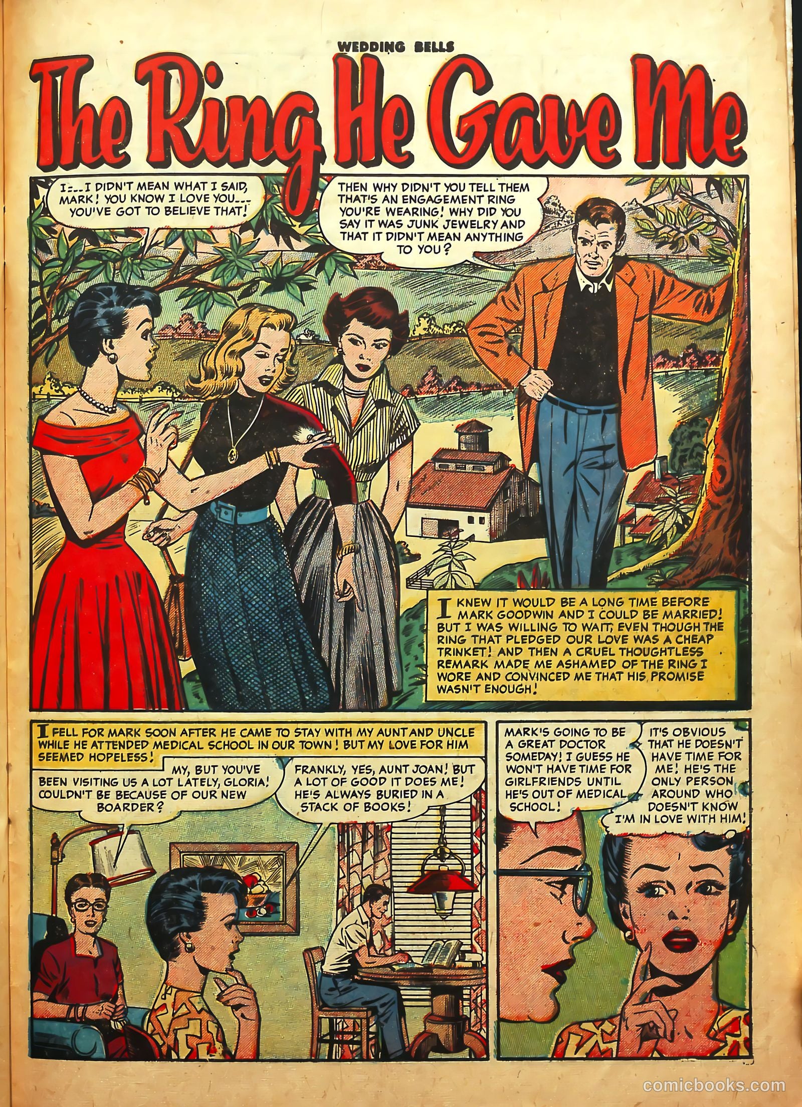 Wedding Bells #6 (1954) — page 28 of 37