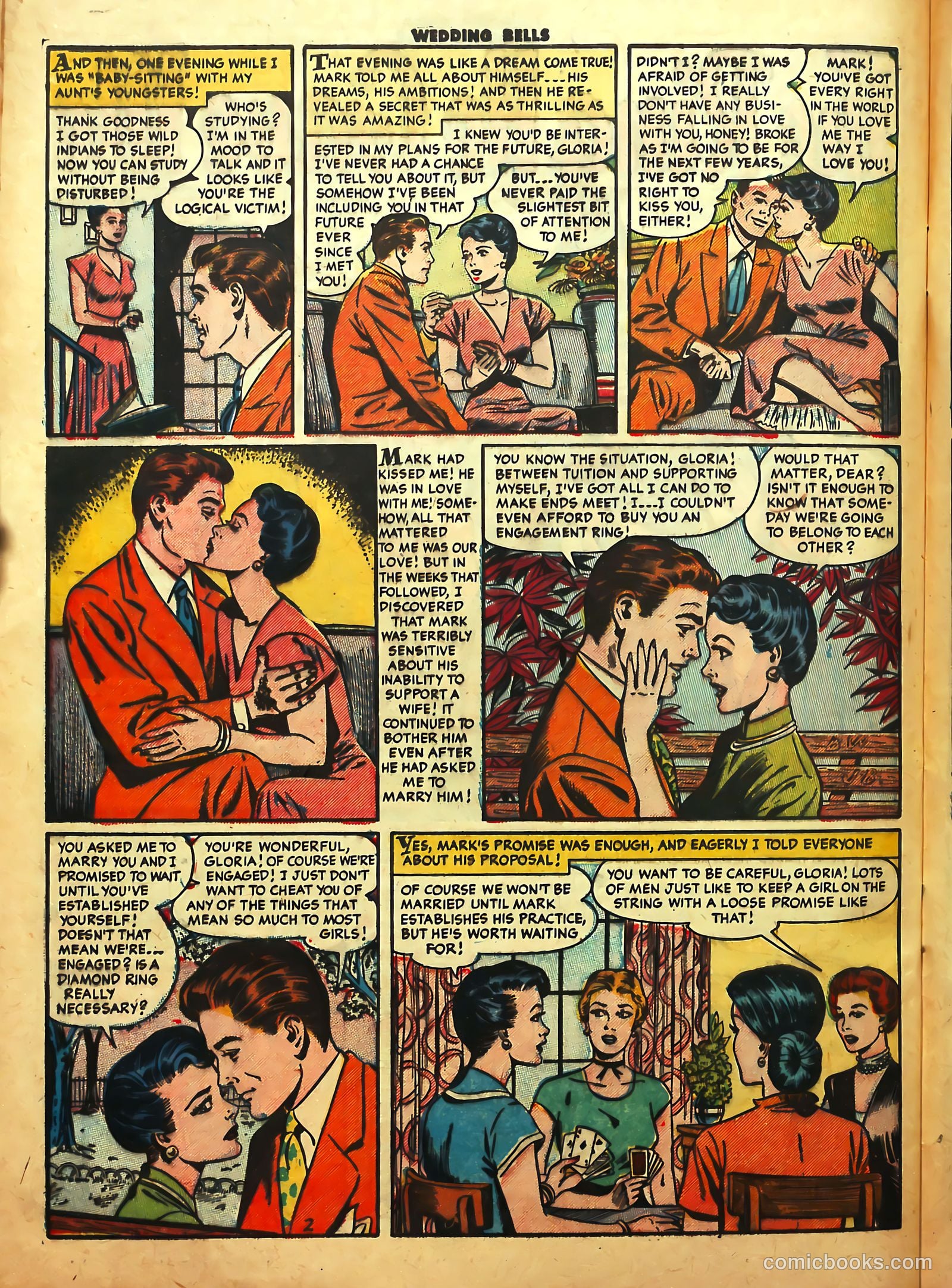Wedding Bells #6 (1954) — page 29 of 37