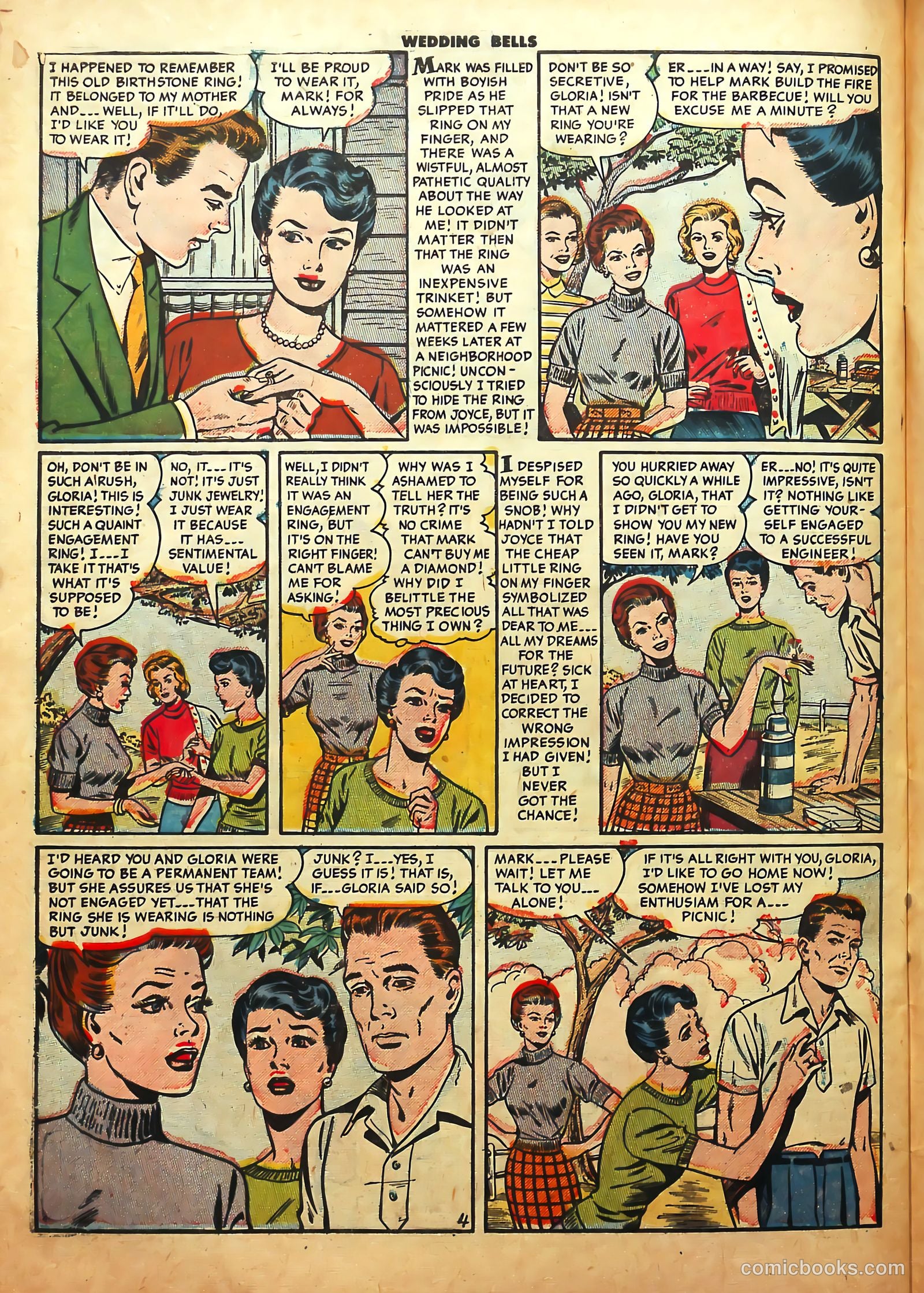 Wedding Bells #6 (1954) — page 31 of 37