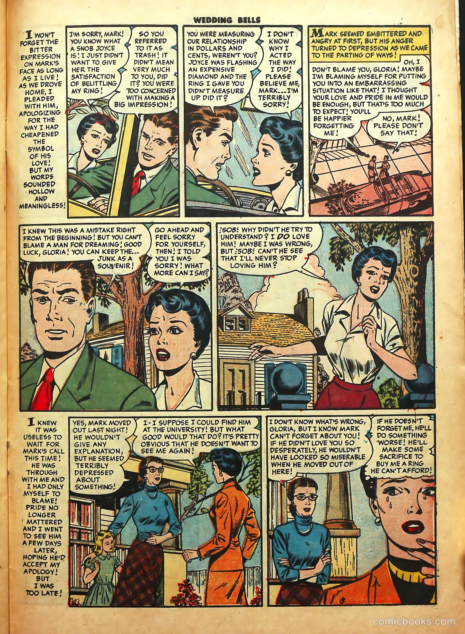 Wedding Bells #6 (1954) — page 32 of 37