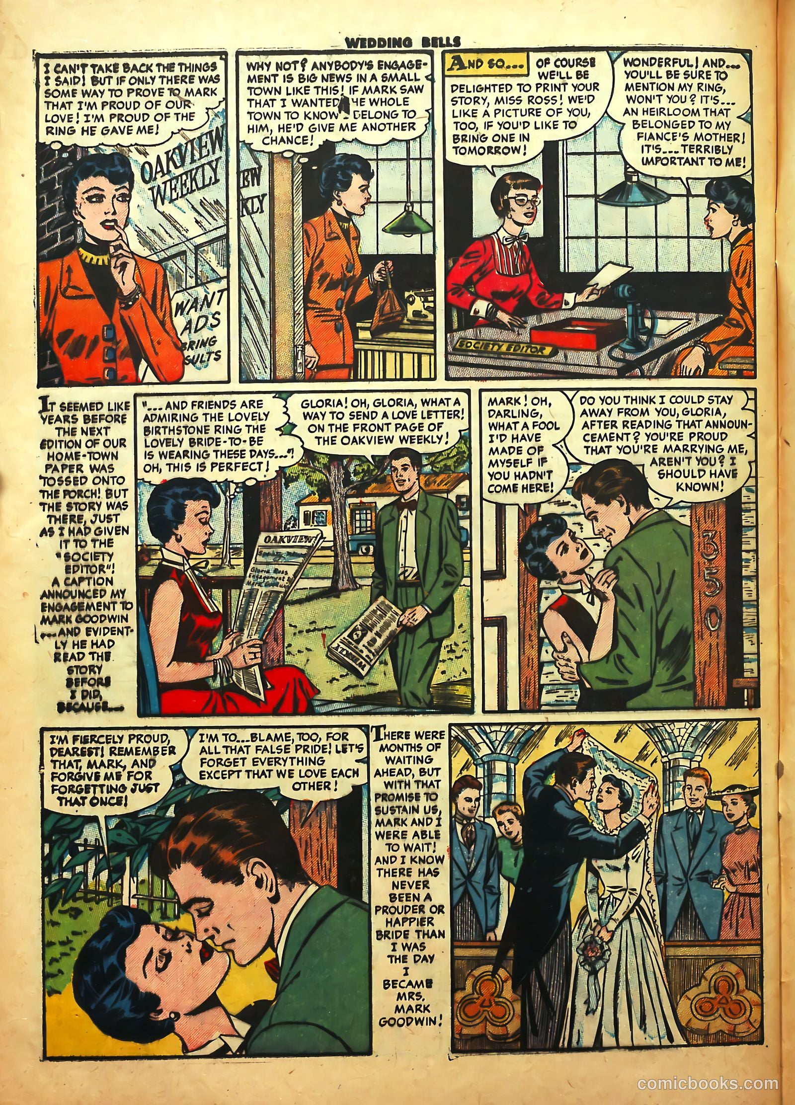 Wedding Bells #6 (1954) — page 33 of 37