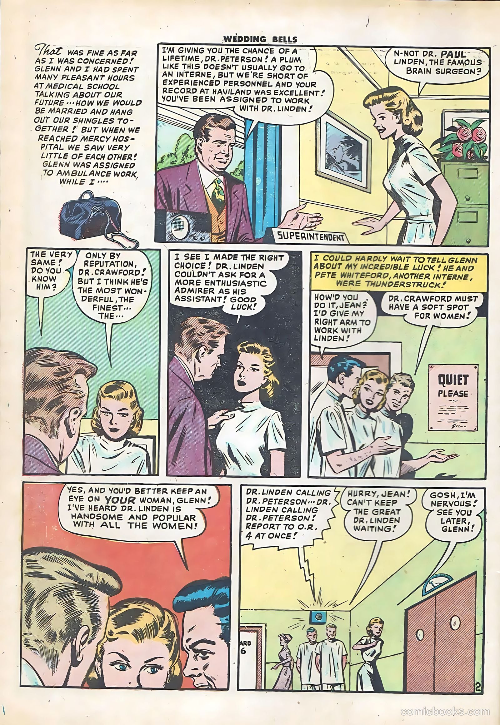 Wedding Bells #7 (1955) — page 4 of 36