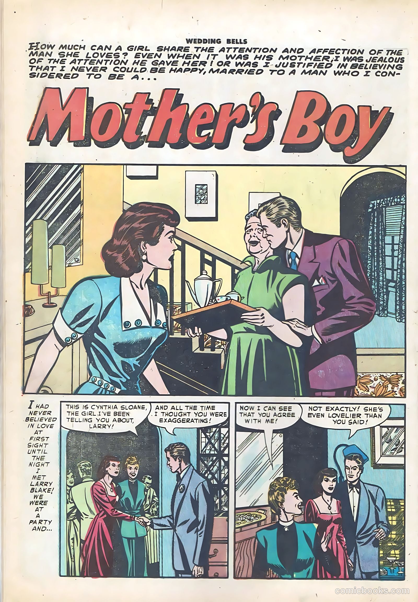 Wedding Bells #7 (1955) — page 12 of 36