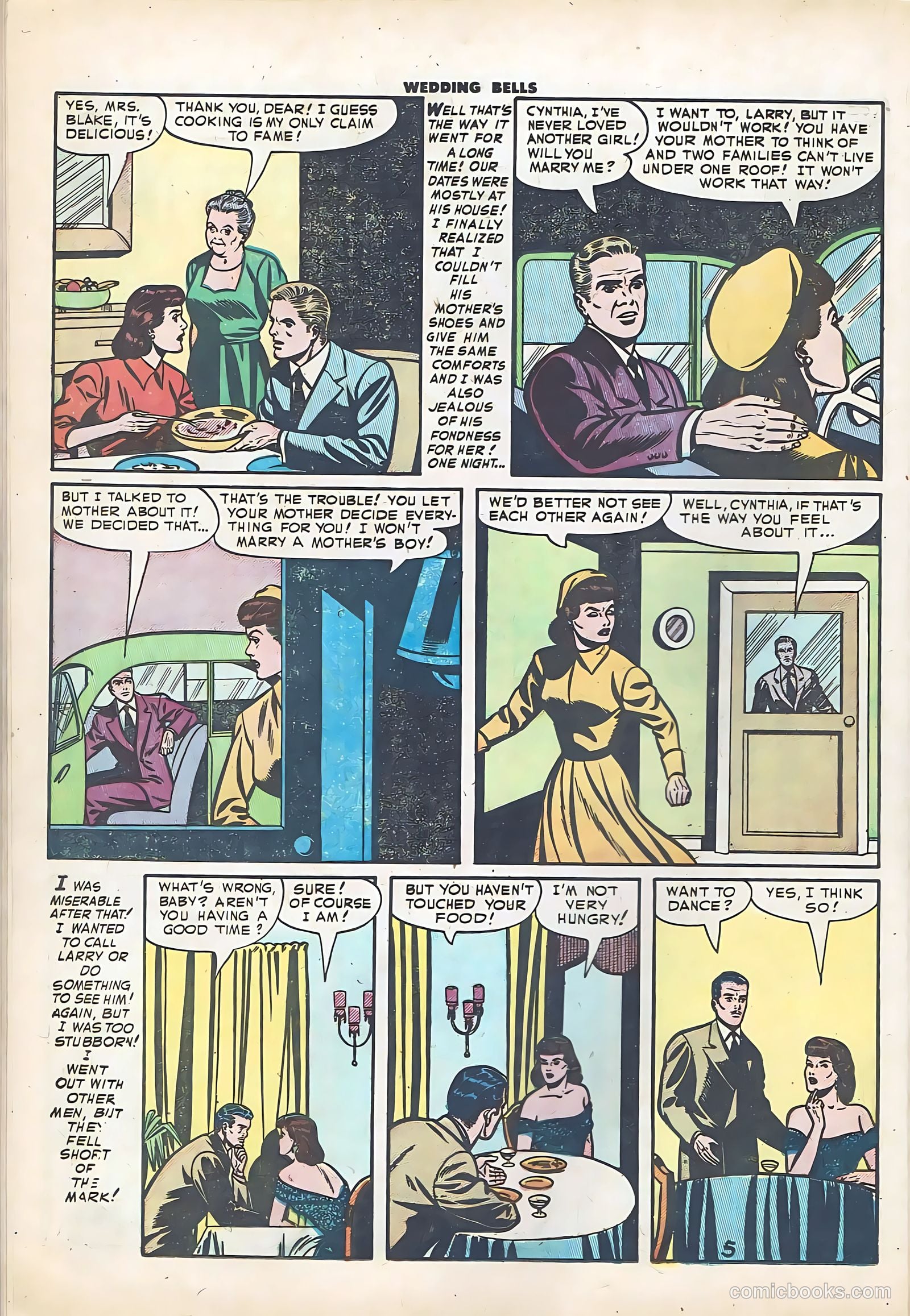 Wedding Bells #7 (1955) — page 16 of 36