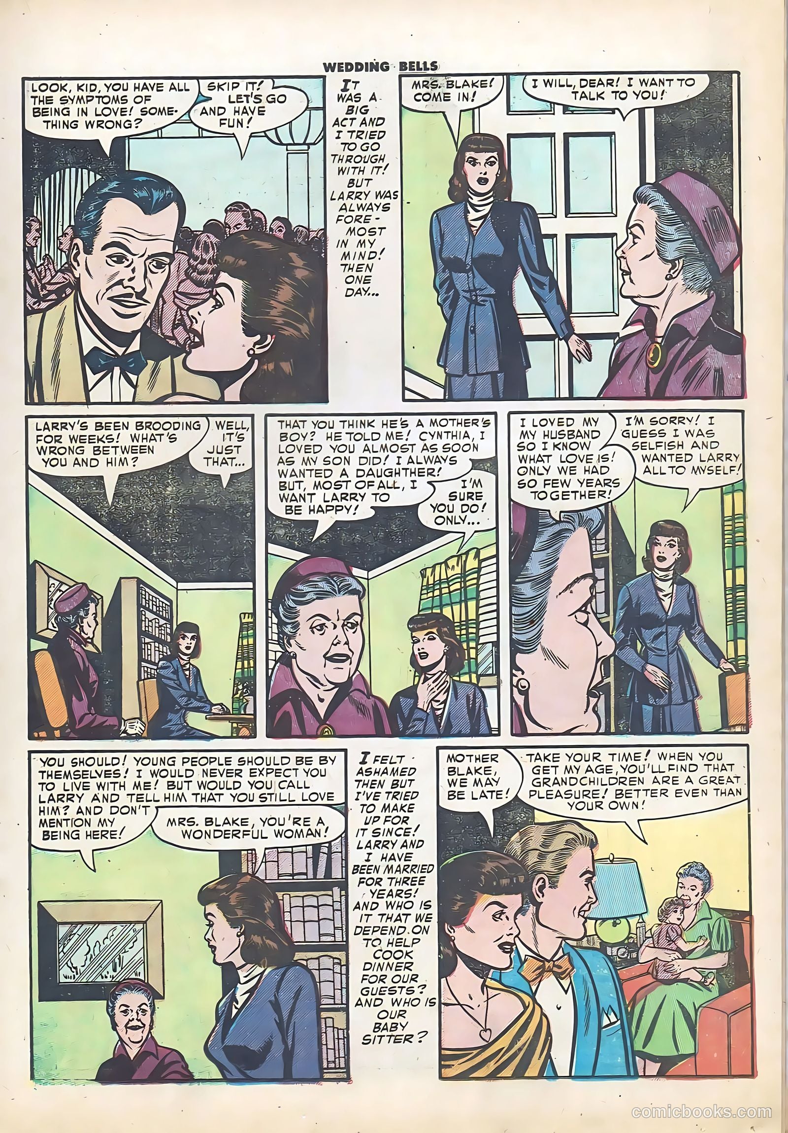 Wedding Bells #7 (1955) — page 17 of 36
