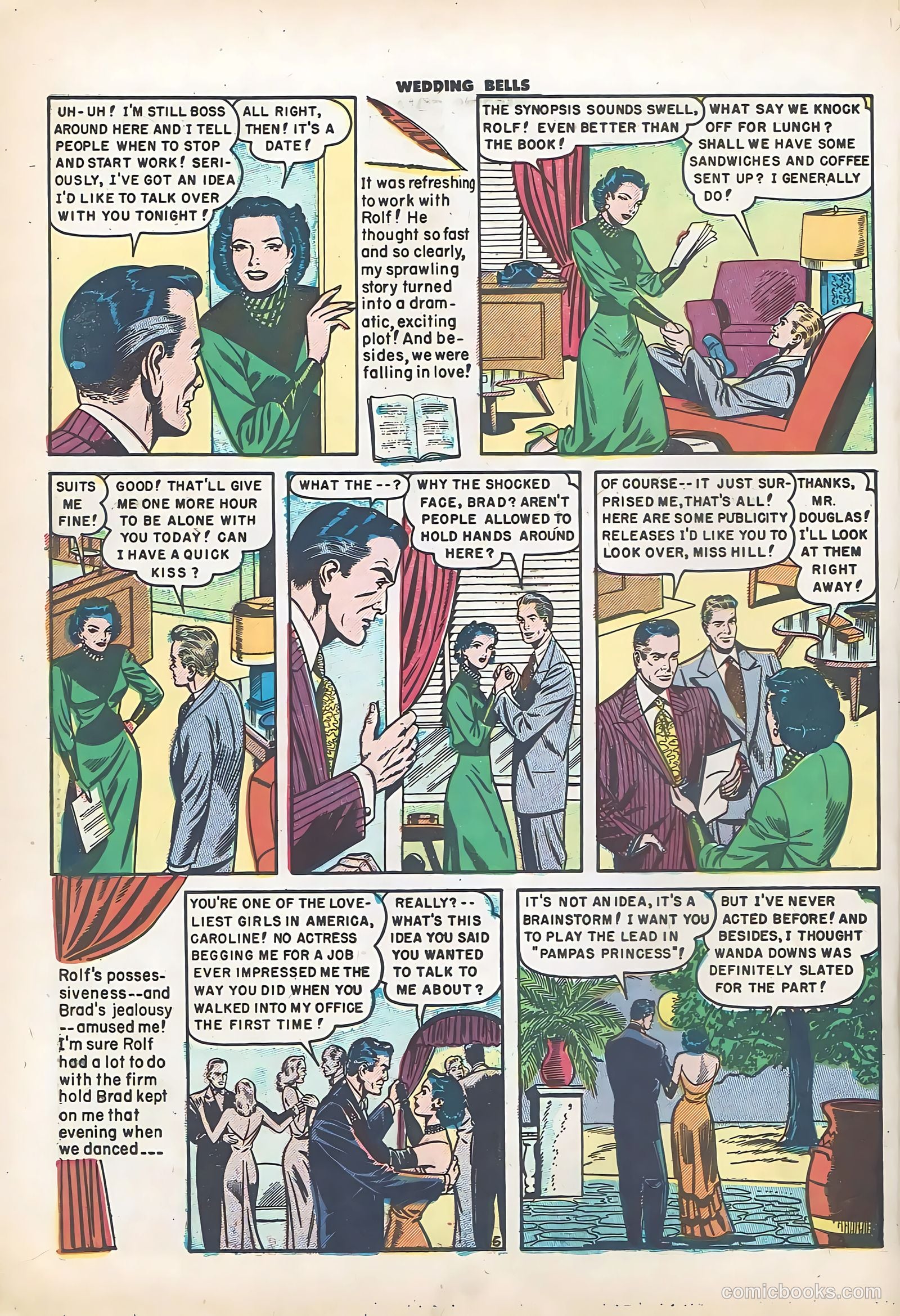 Wedding Bells #7 (1955) — page 22 of 36