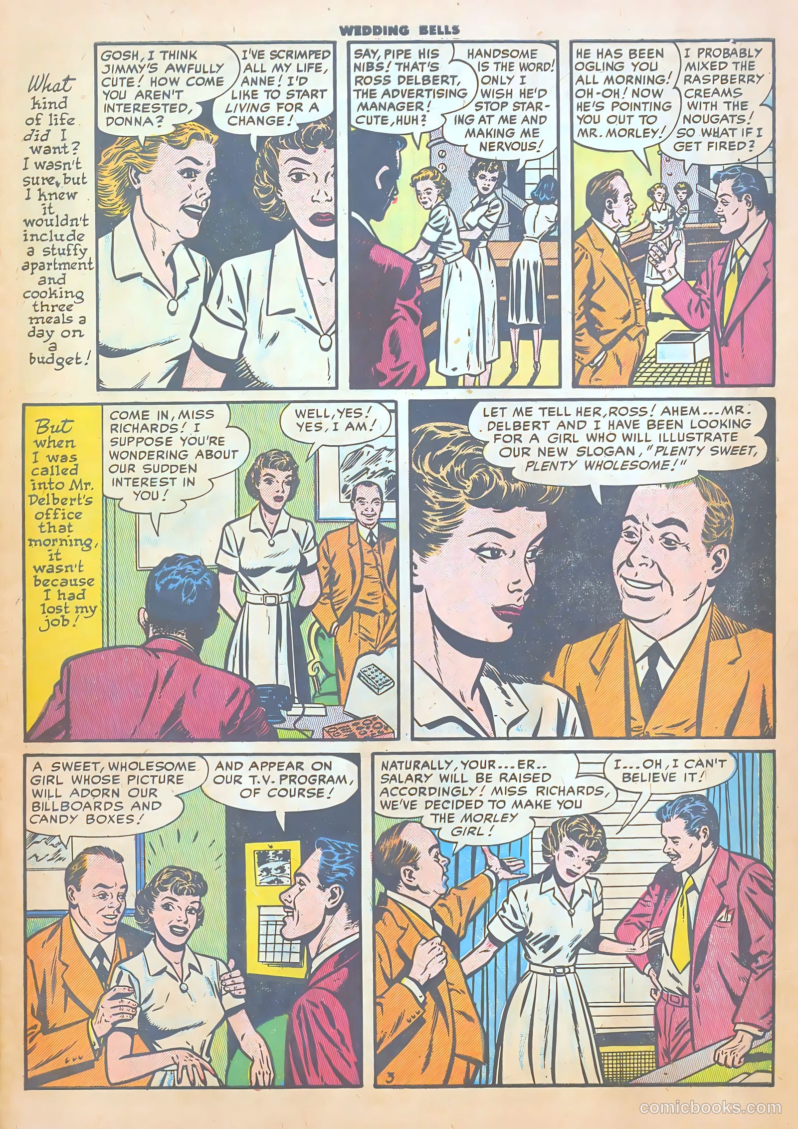 Wedding Bells #8 (1955) — page 5 of 36