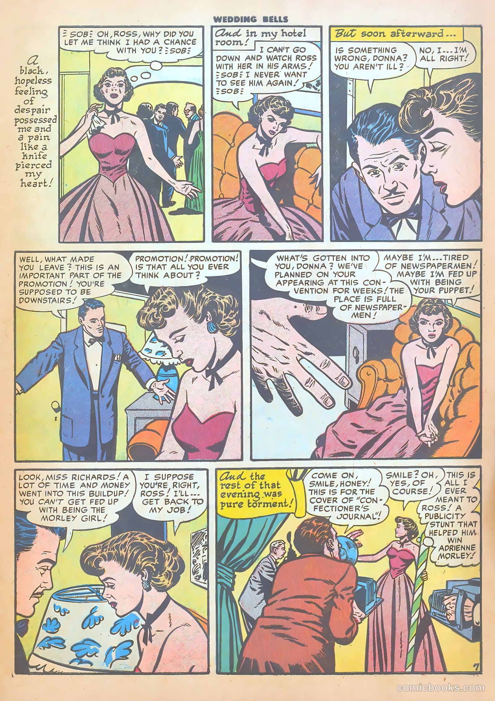 Wedding Bells #8 (1955) — page 9 of 36