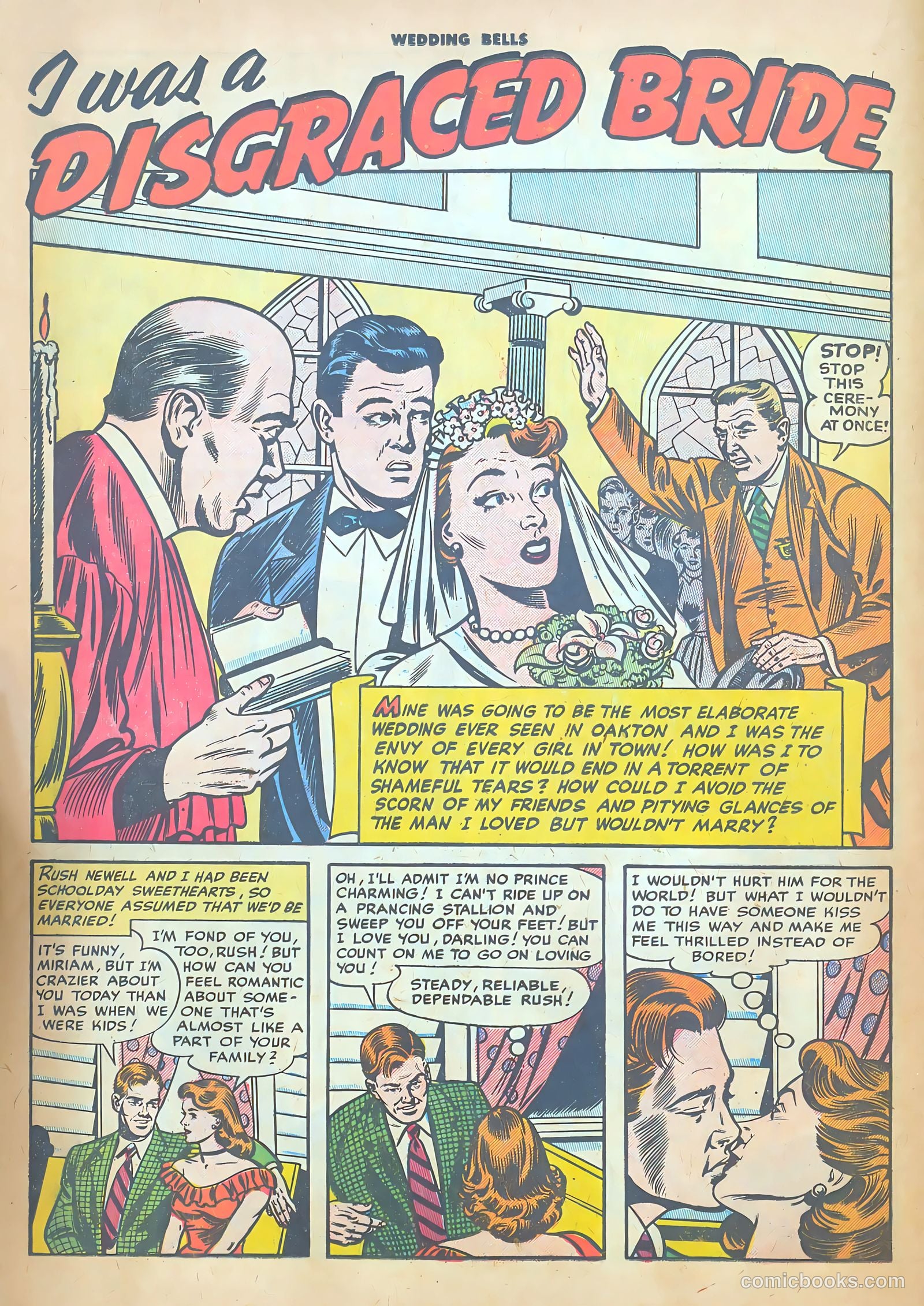 Wedding Bells #8 (1955) — page 12 of 36