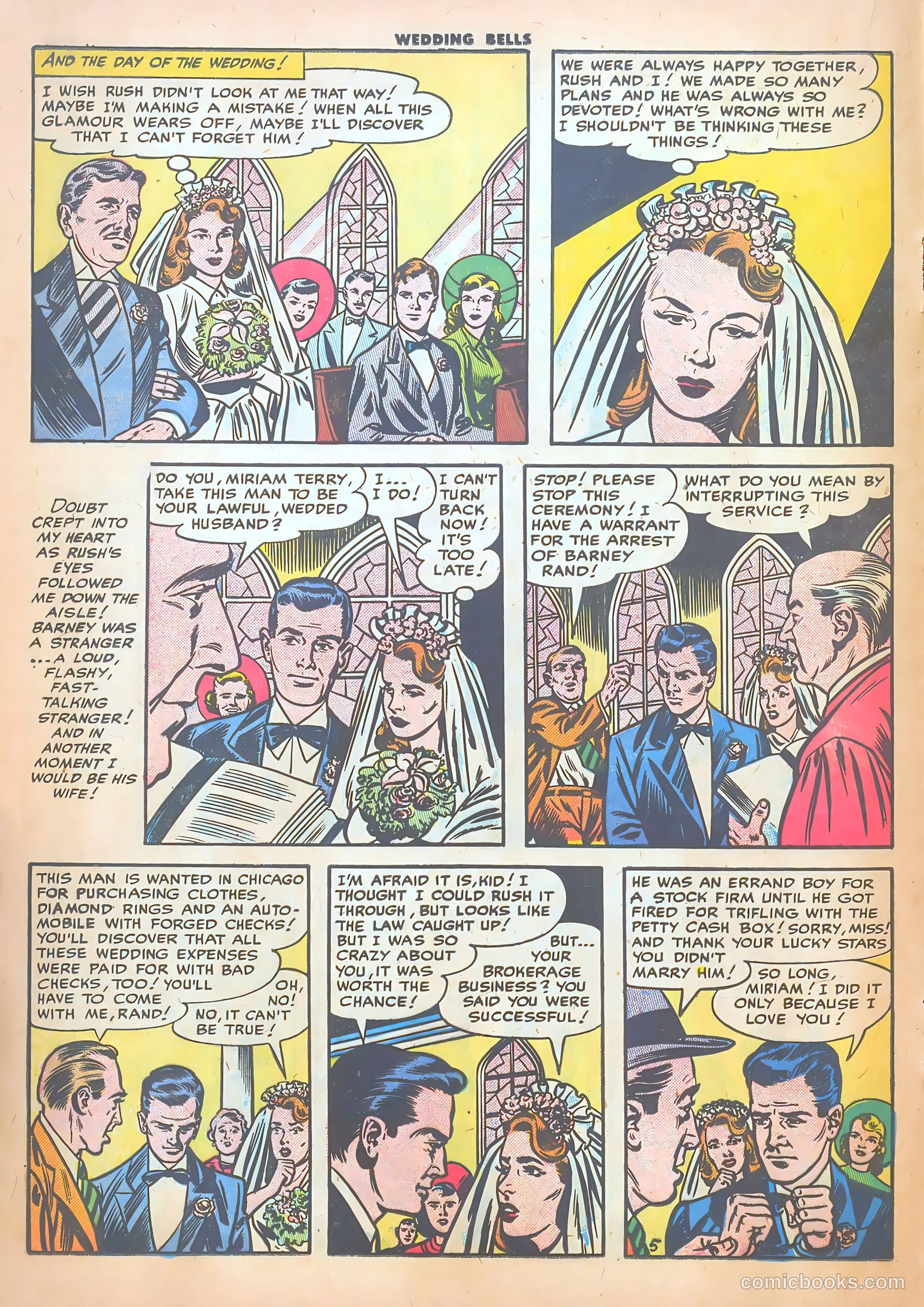 Wedding Bells #8 (1955) — page 16 of 36