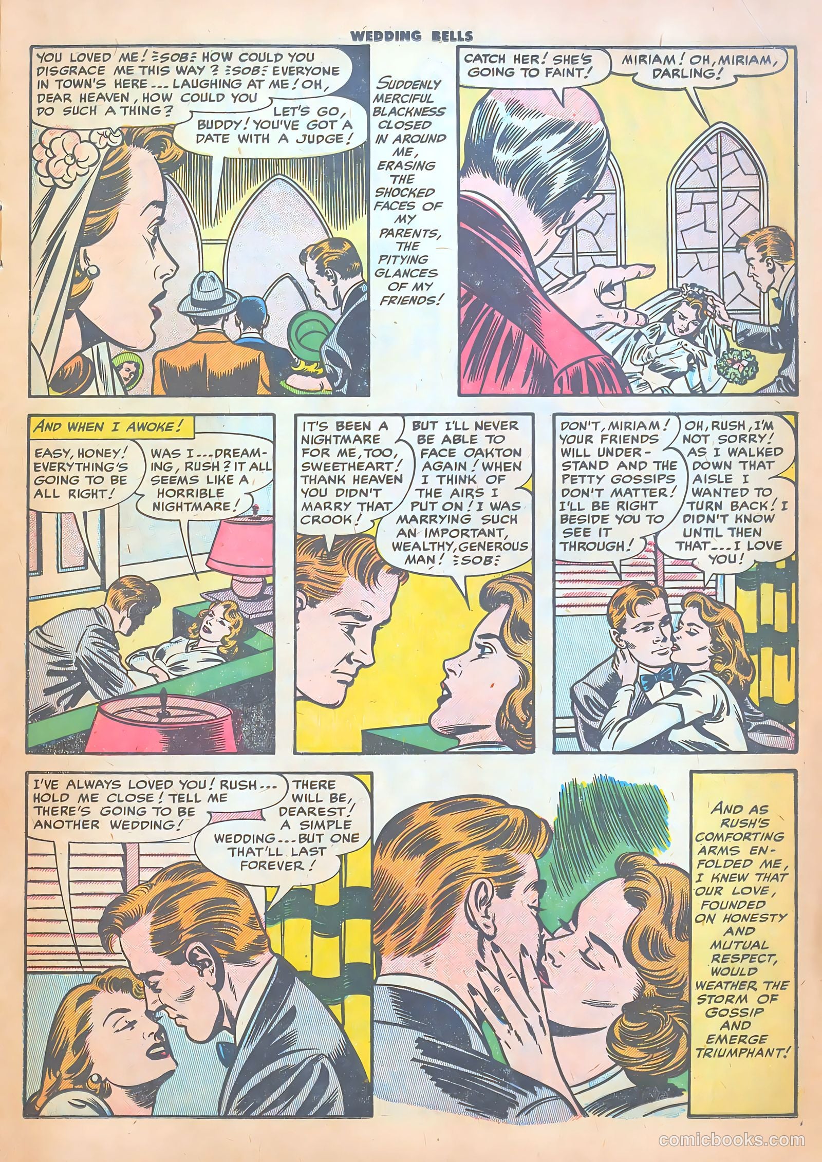 Wedding Bells #8 (1955) — page 17 of 36