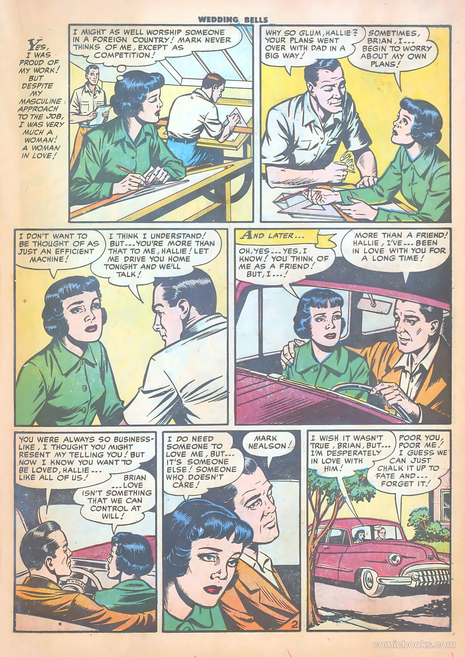 Wedding Bells #8 (1955) — page 19 of 36