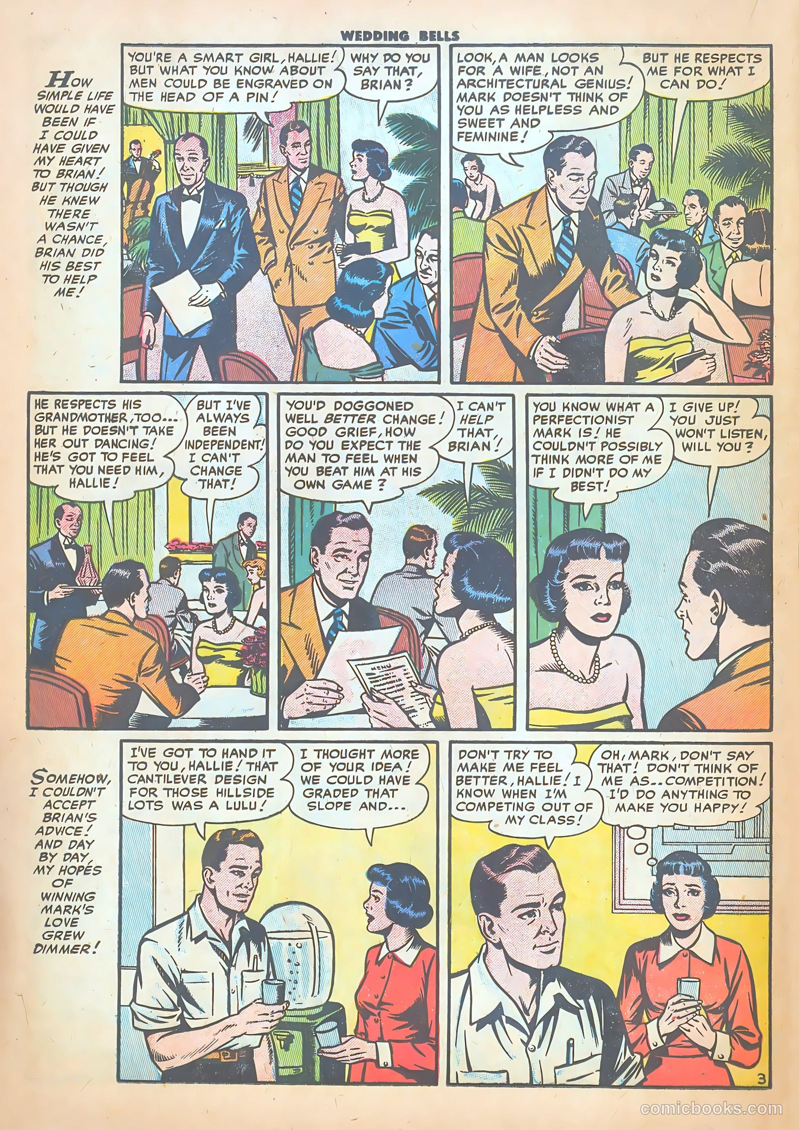 Wedding Bells #8 (1955) — page 20 of 36