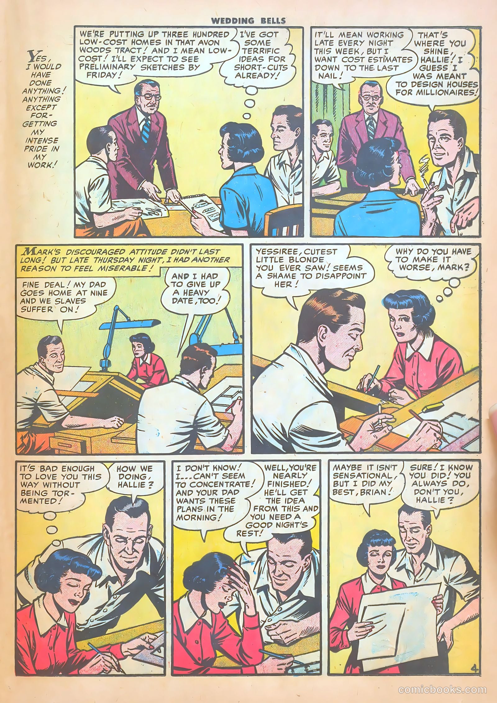Wedding Bells #8 (1955) — page 21 of 36