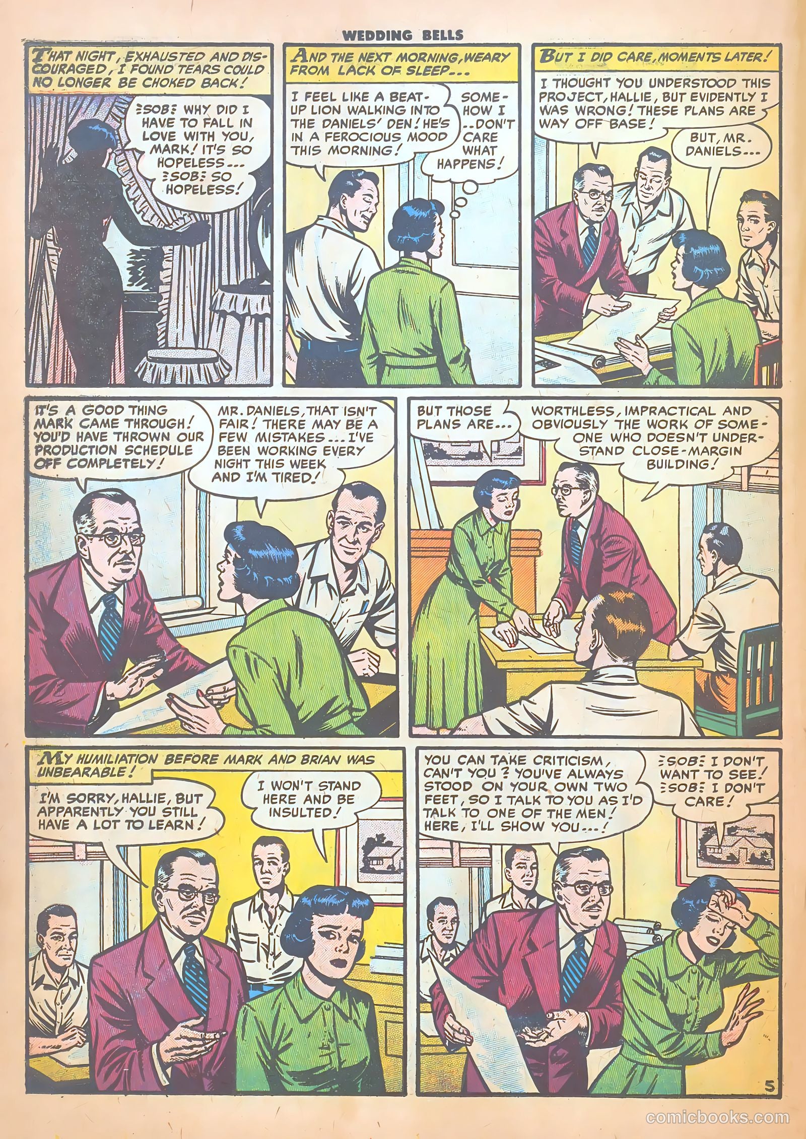 Wedding Bells #8 (1955) — page 22 of 36