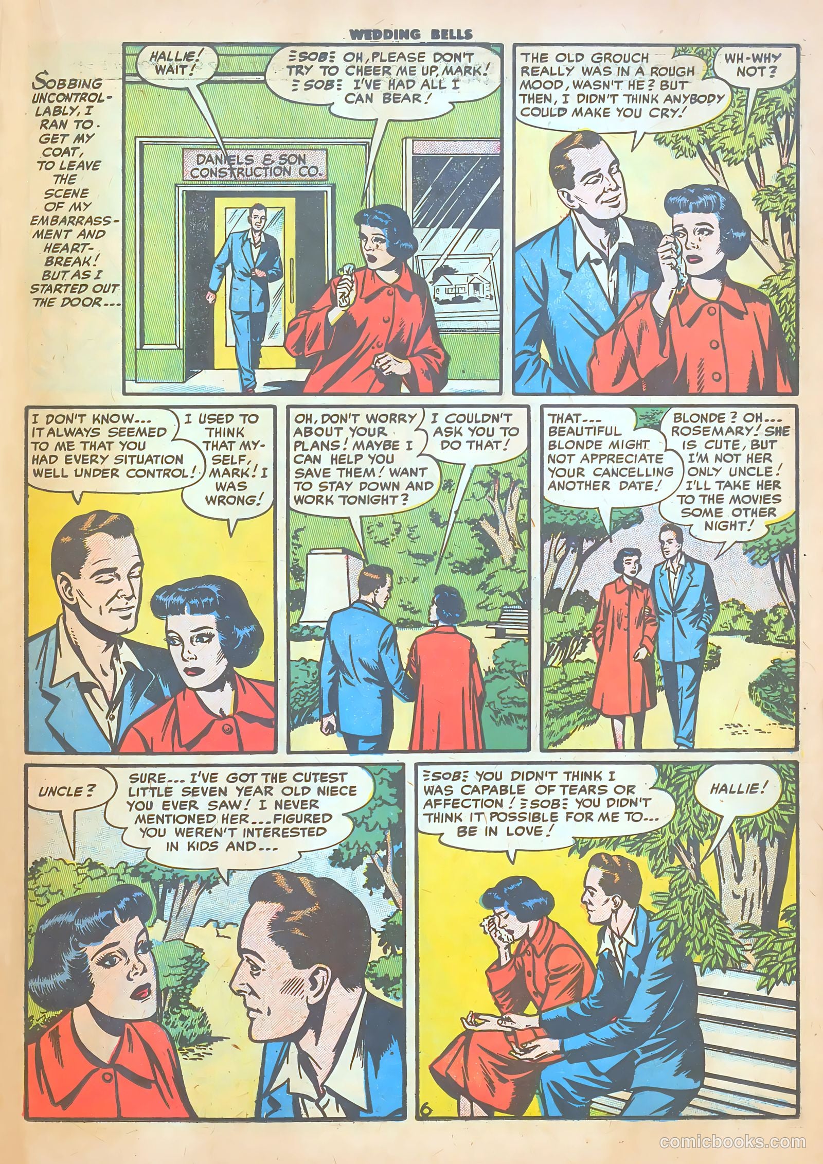 Wedding Bells #8 (1955) — page 23 of 36