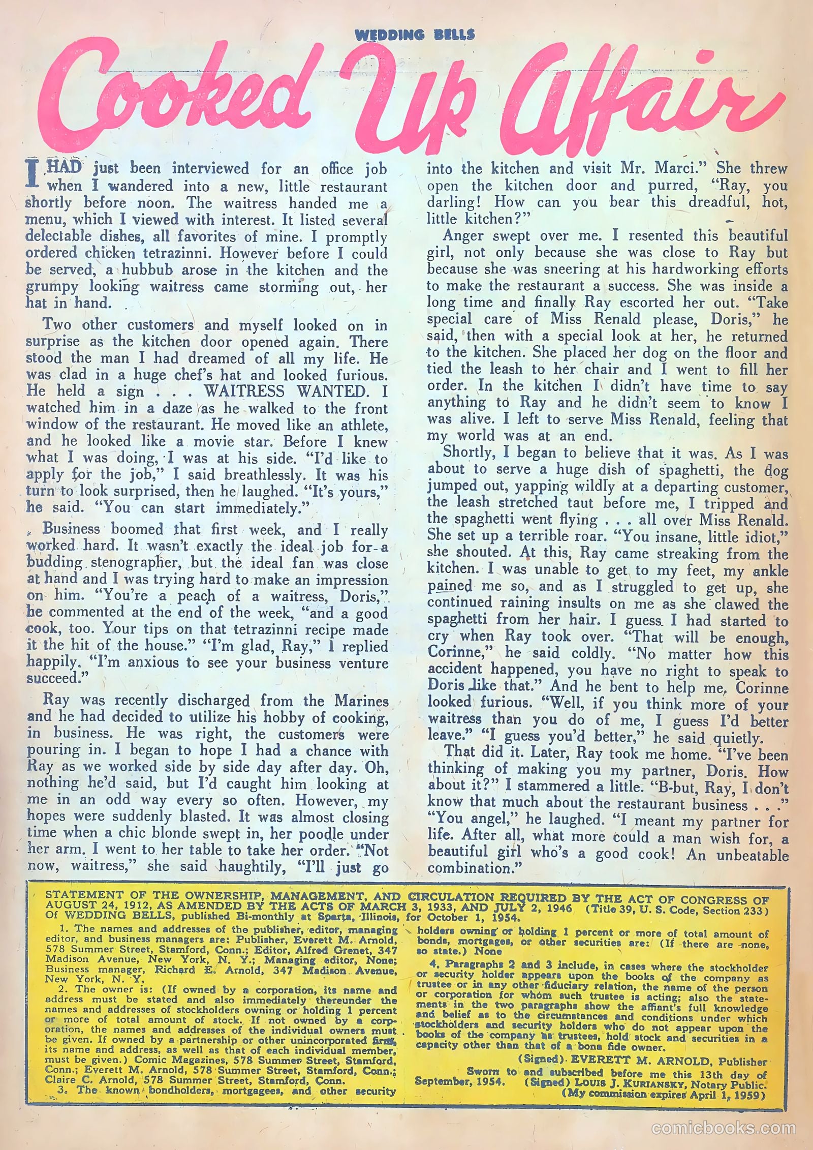 Wedding Bells #8 (1955) — page 26 of 36