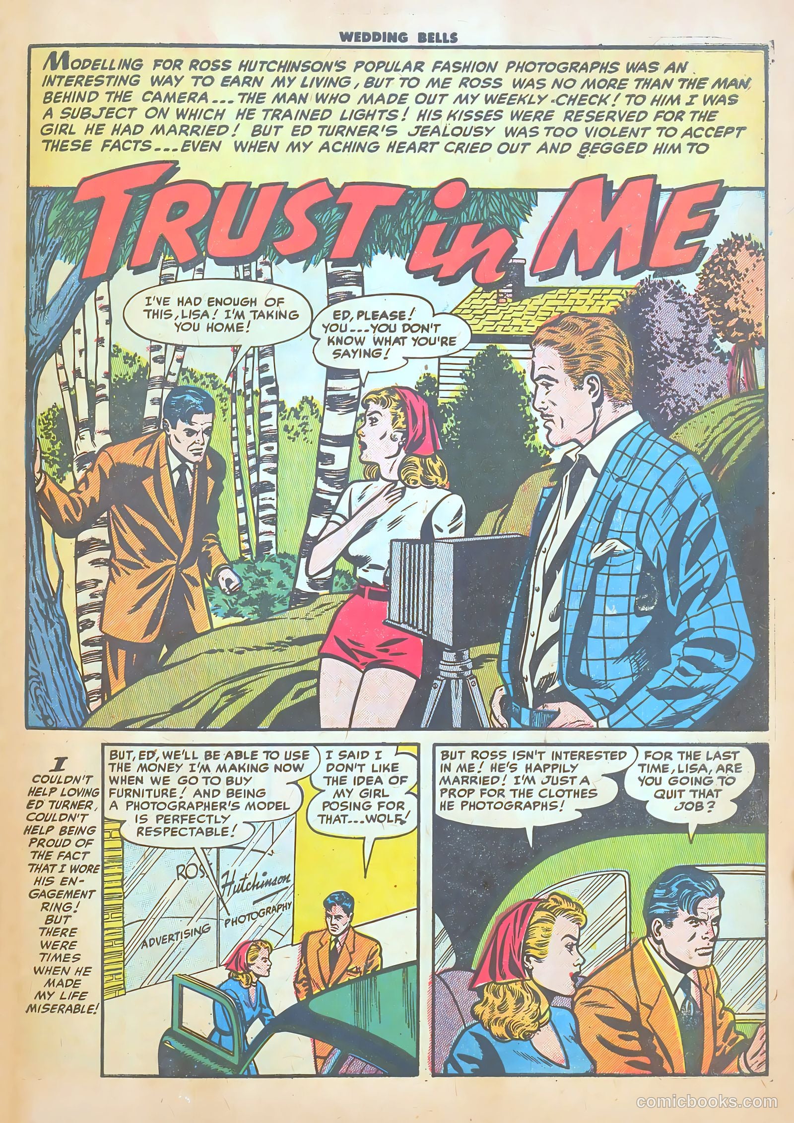Wedding Bells #8 (1955) — page 27 of 36
