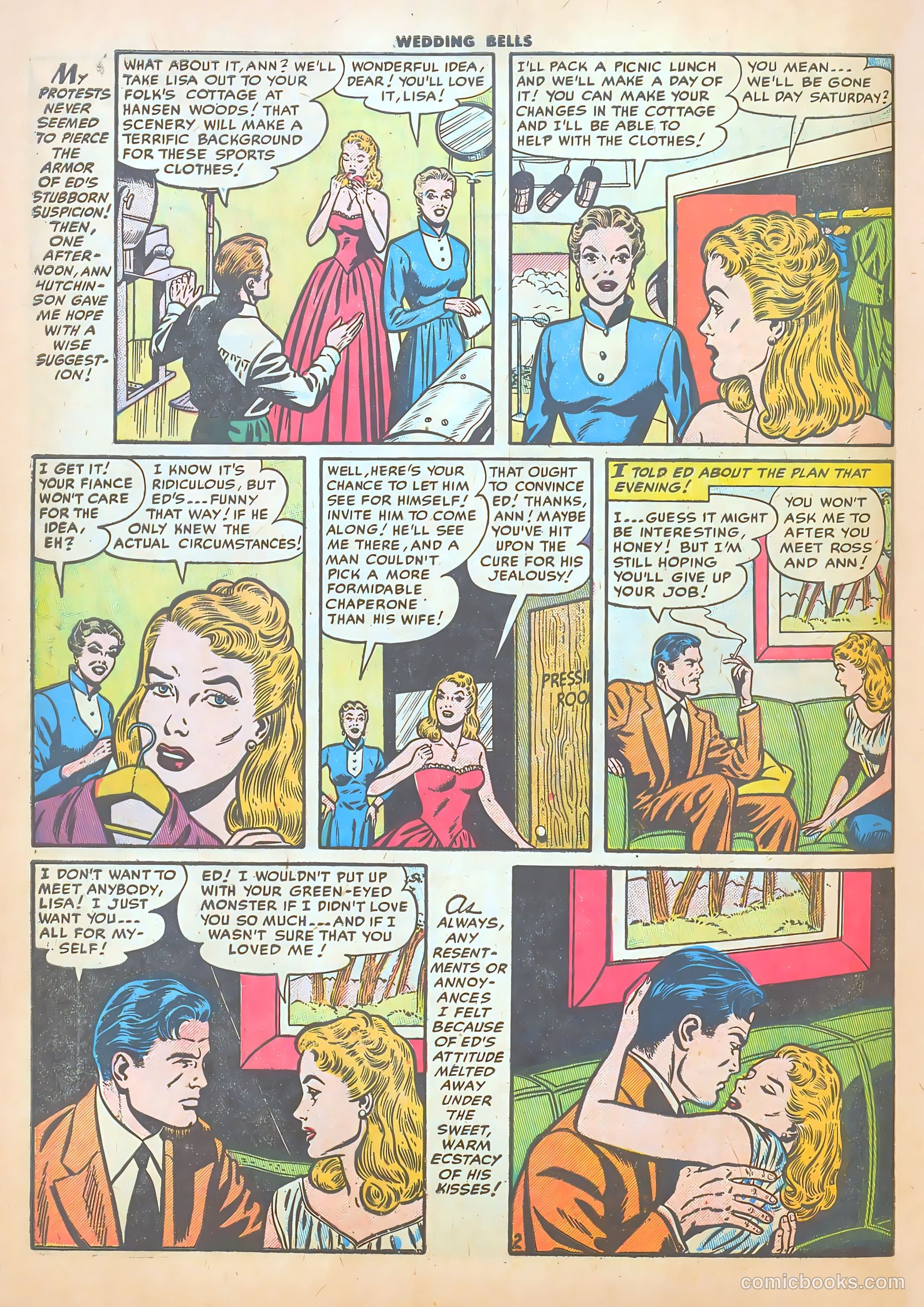 Wedding Bells #8 (1955) — page 28 of 36