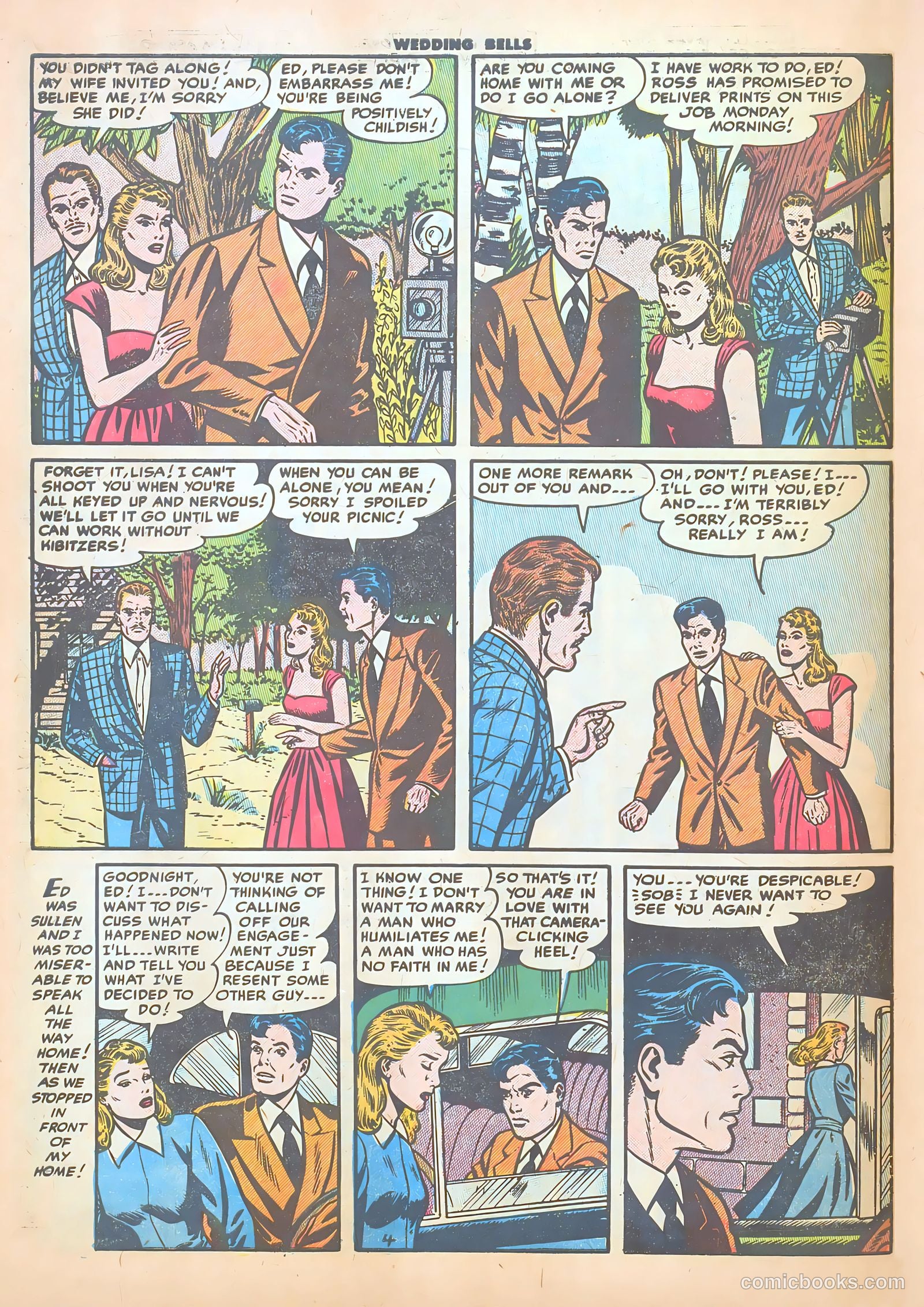 Wedding Bells #8 (1955) — page 30 of 36
