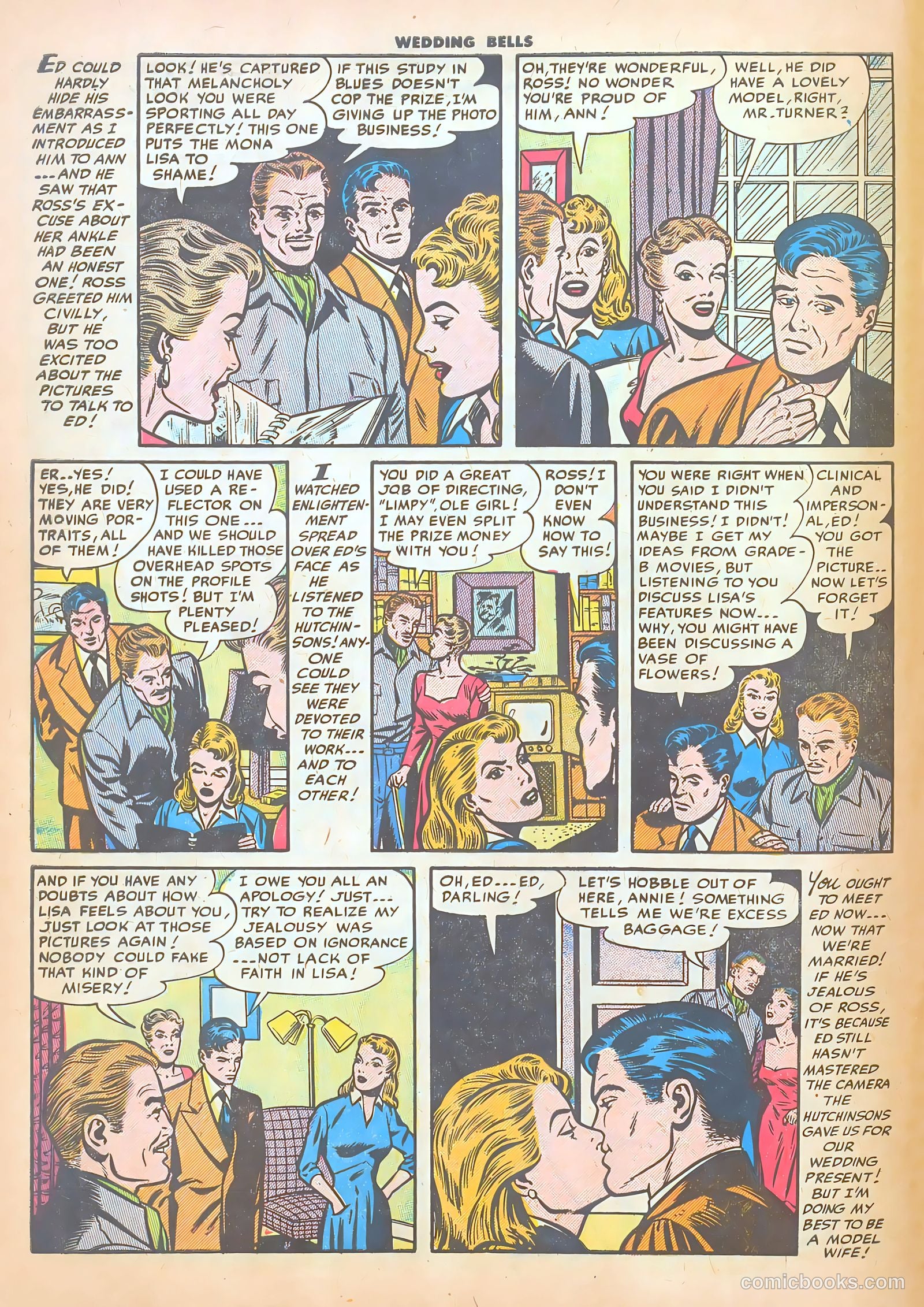 Wedding Bells #8 (1955) — page 32 of 36