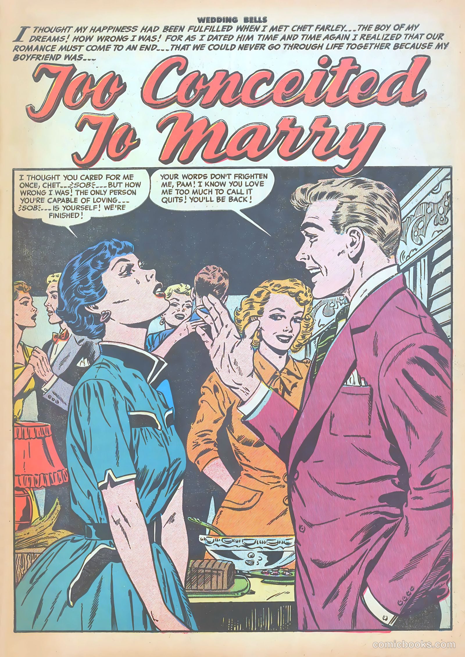 Wedding Bells #9 (1955) — page 3 of 36