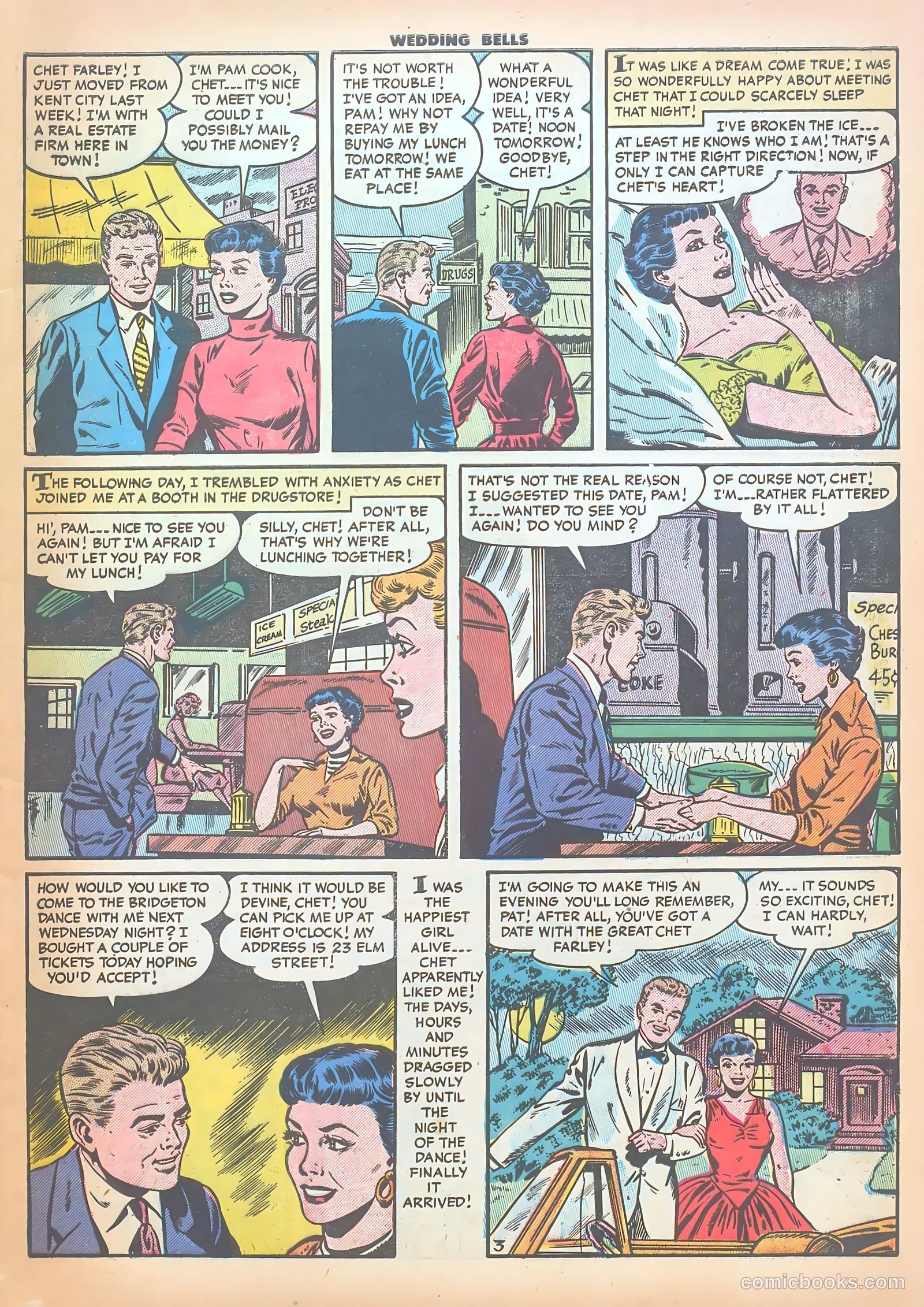 Wedding Bells #9 (1955) — page 5 of 36