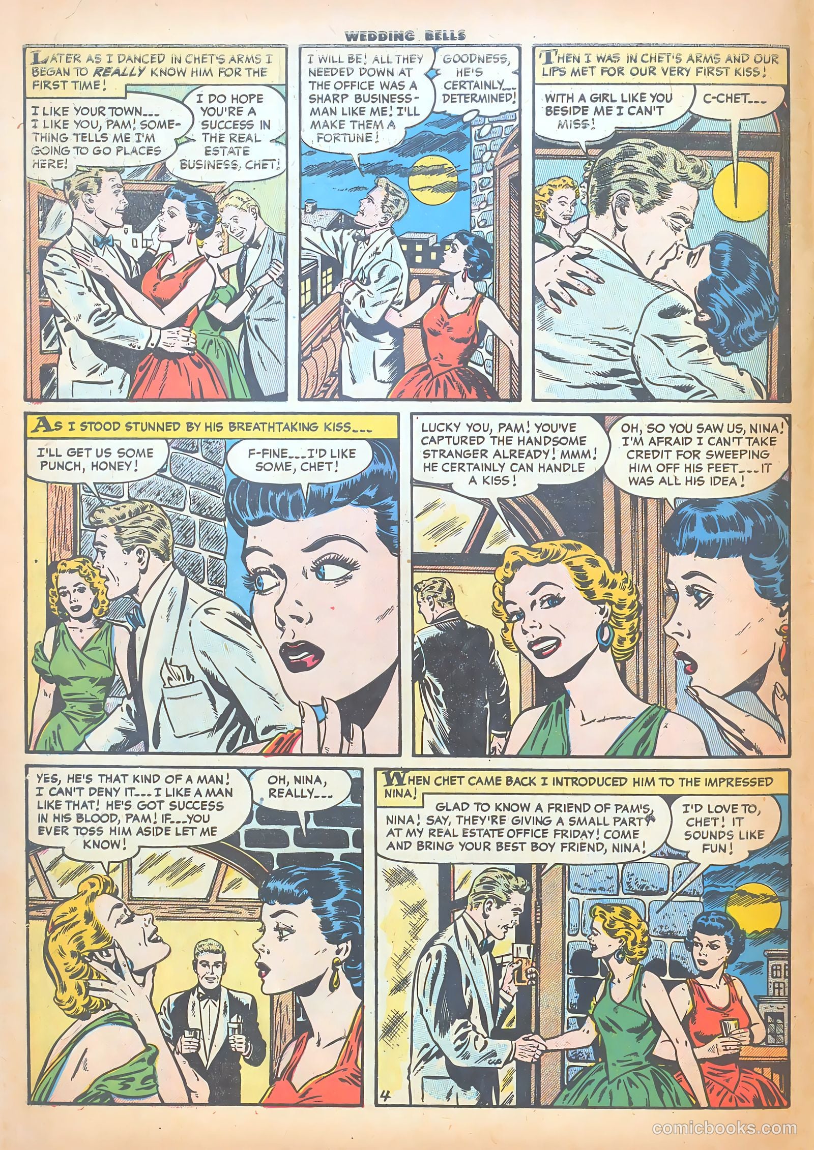 Wedding Bells #9 (1955) — page 6 of 36
