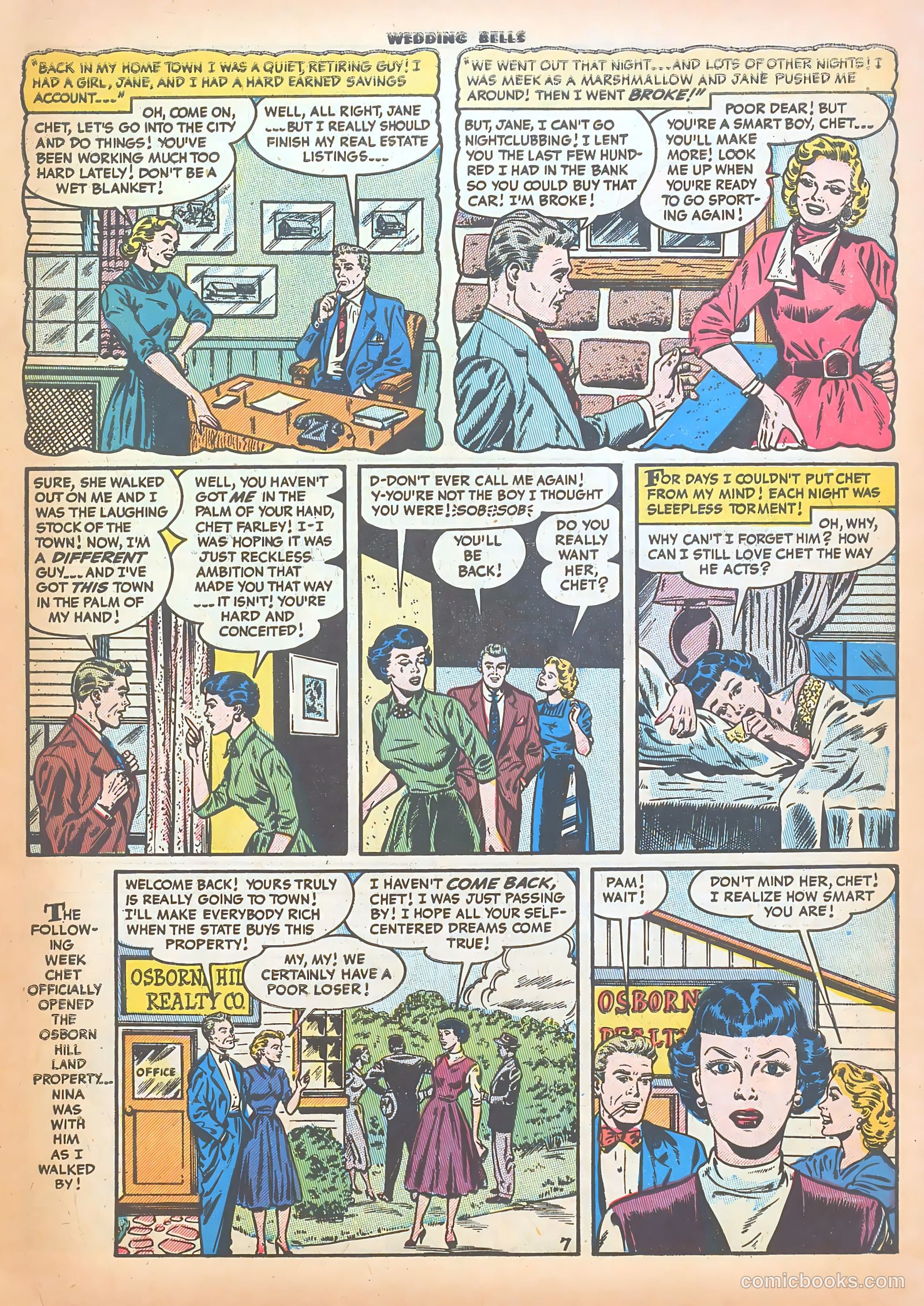 Wedding Bells #9 (1955) — page 9 of 36