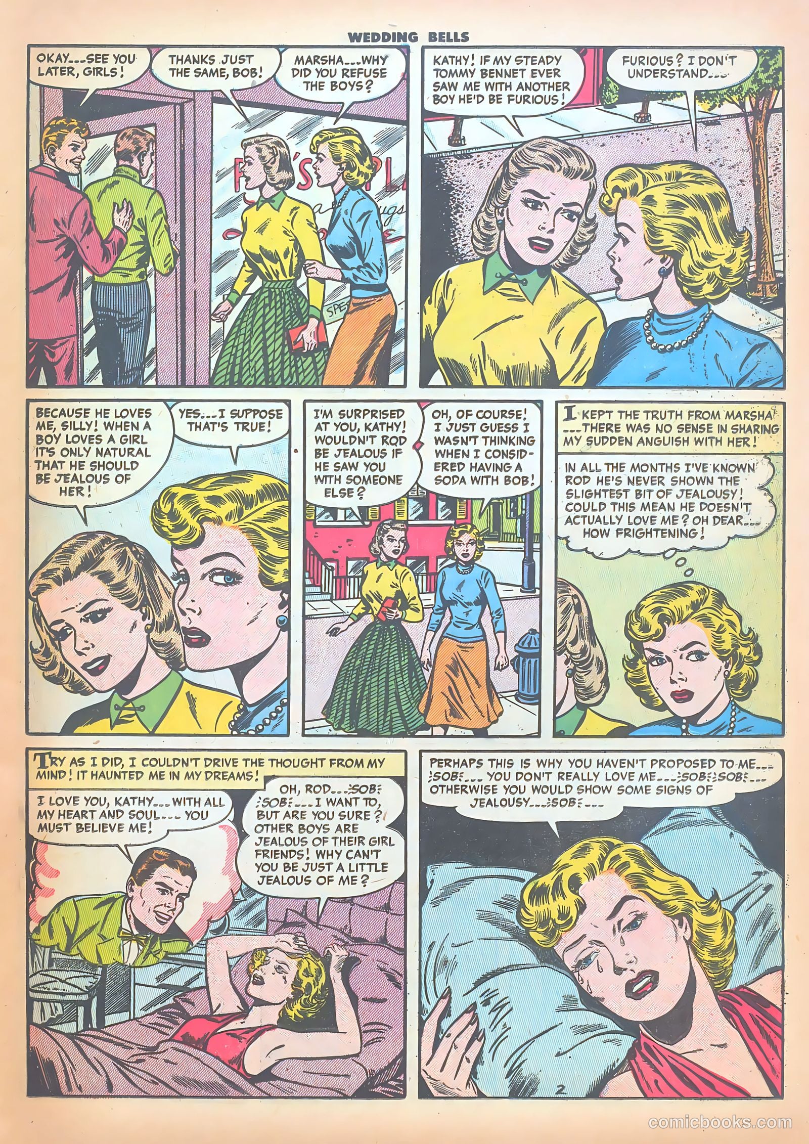 Wedding Bells #9 (1955) — page 13 of 36