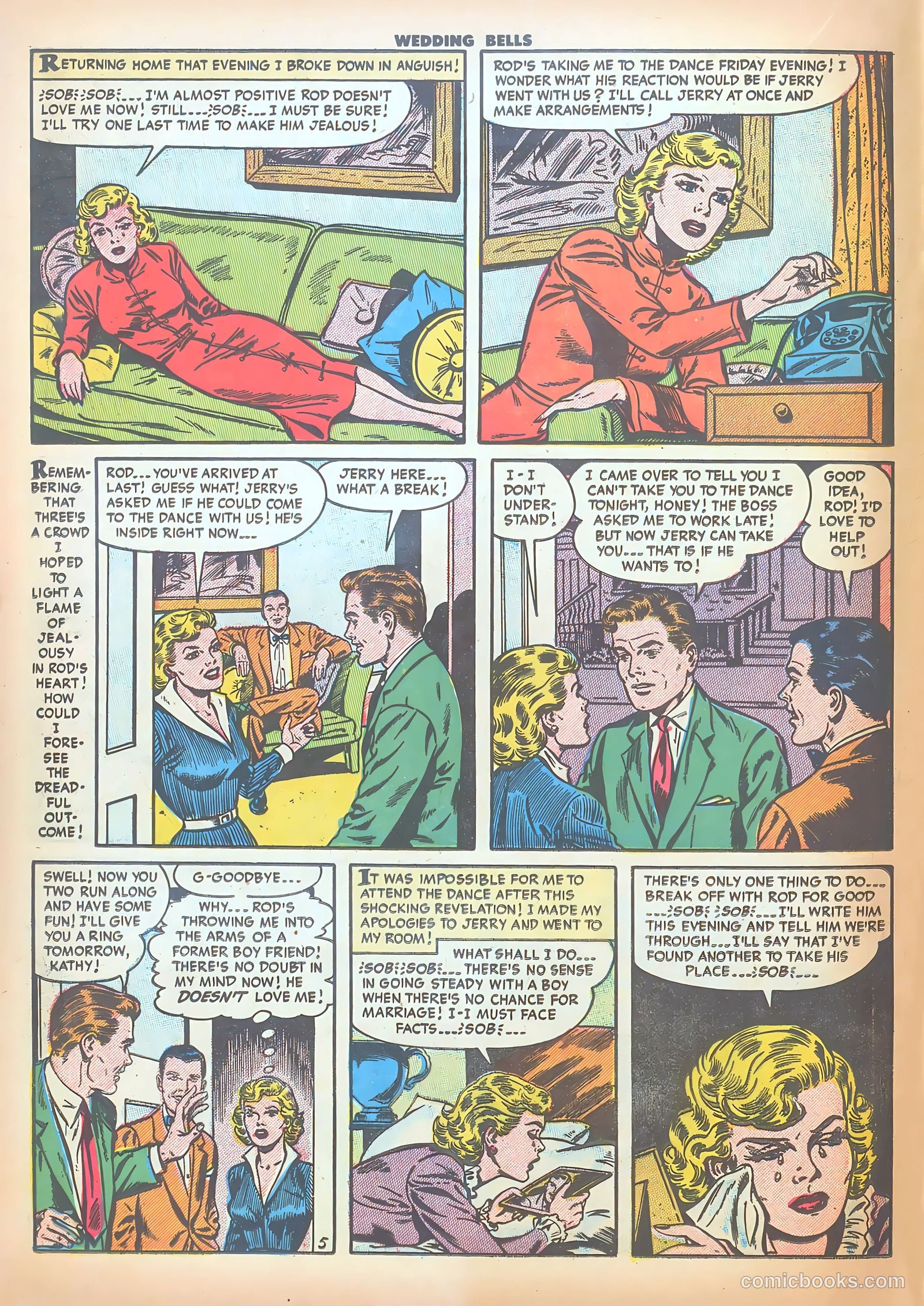 Wedding Bells #9 (1955) — page 16 of 36