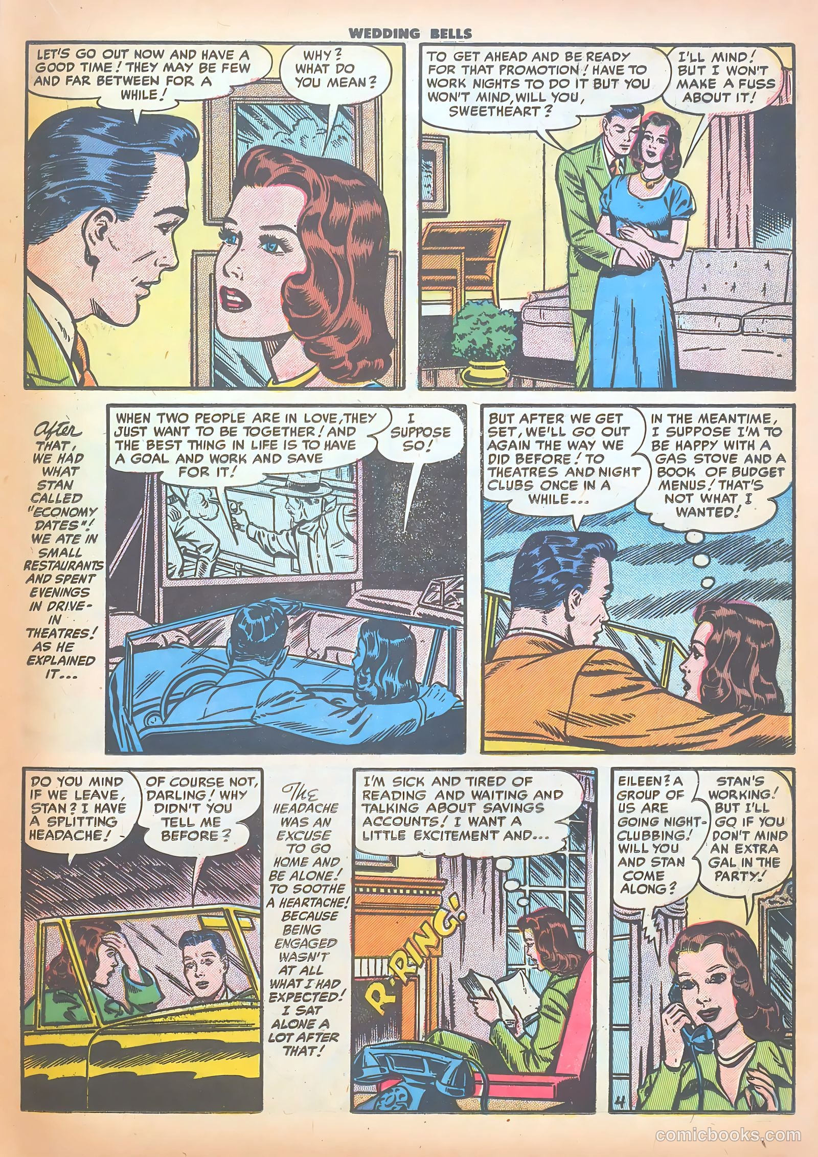 Wedding Bells #9 (1955) — page 21 of 36