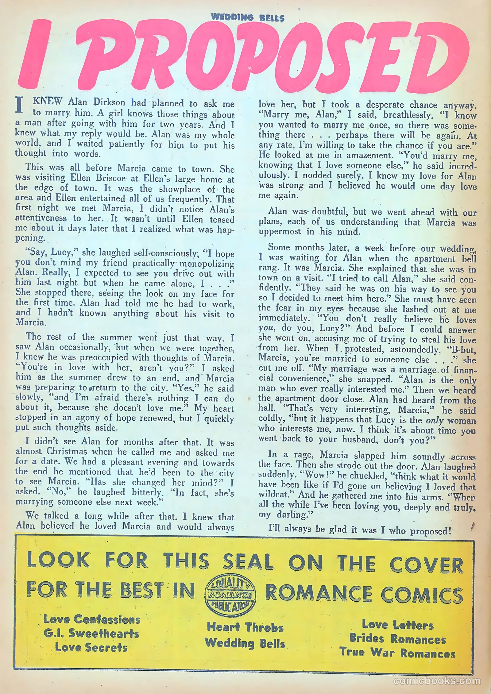 Wedding Bells #9 (1955) — page 26 of 36