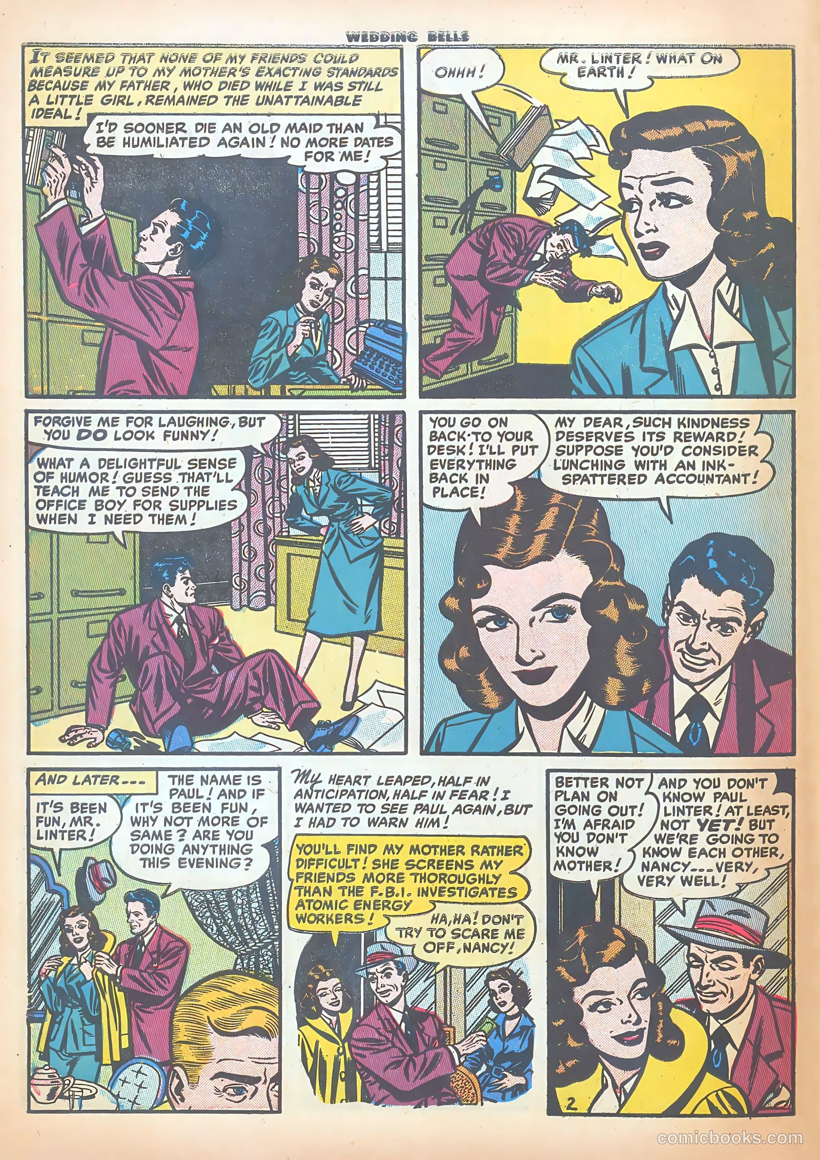 Wedding Bells #9 (1955) — page 28 of 36