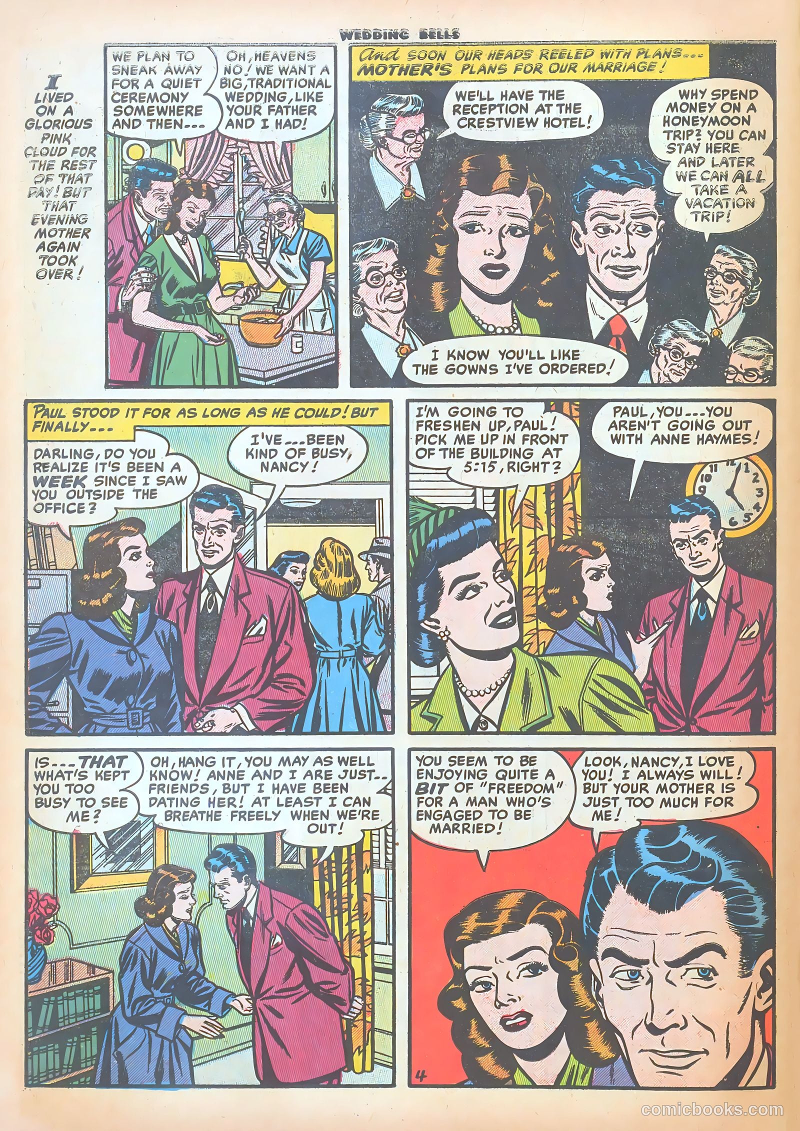 Wedding Bells #9 (1955) — page 30 of 36