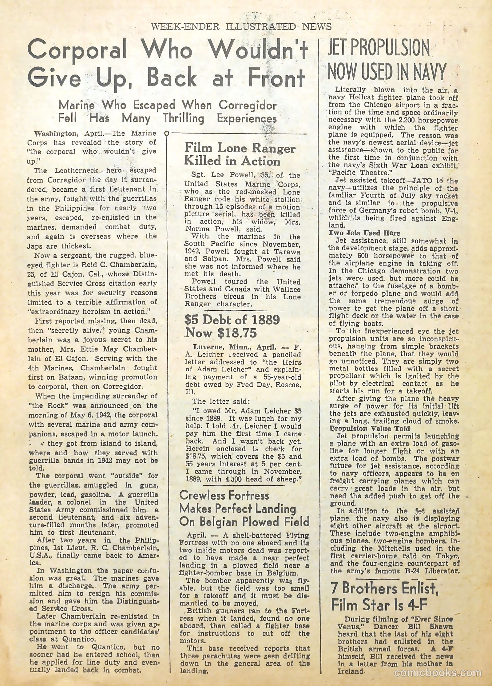 Weekender Comics #3 (1945) — page 40 of 52