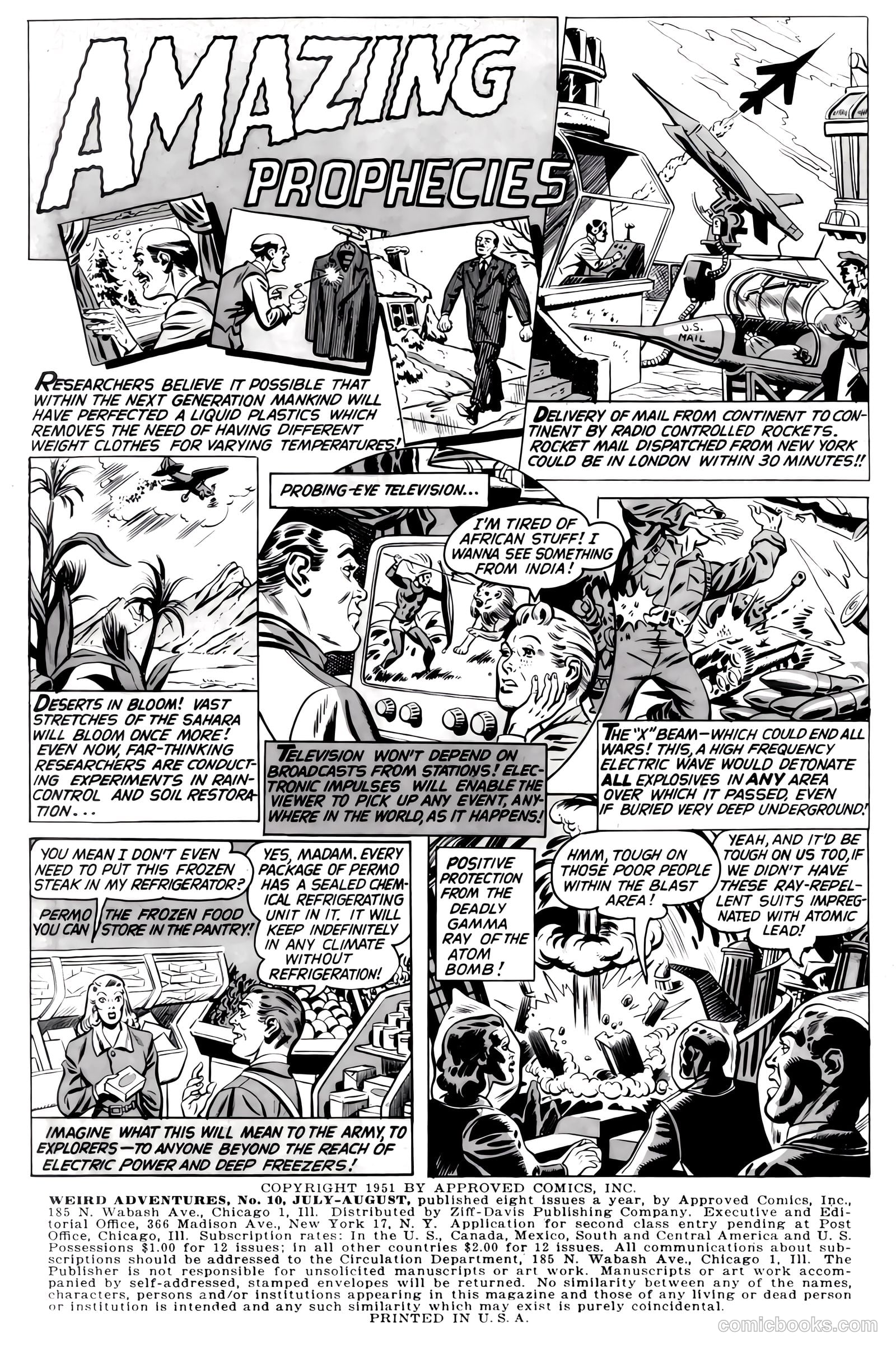 Weird Adventures #10 (1951) — page 2 of 36