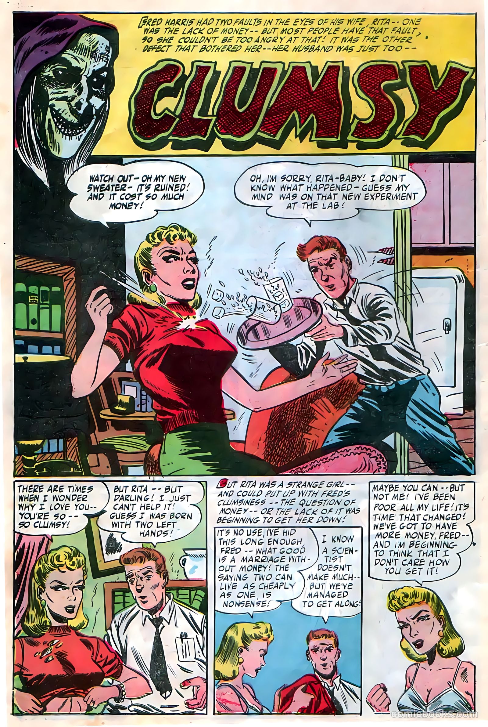 Weird Chills #3 (1954) — page 10 of 36