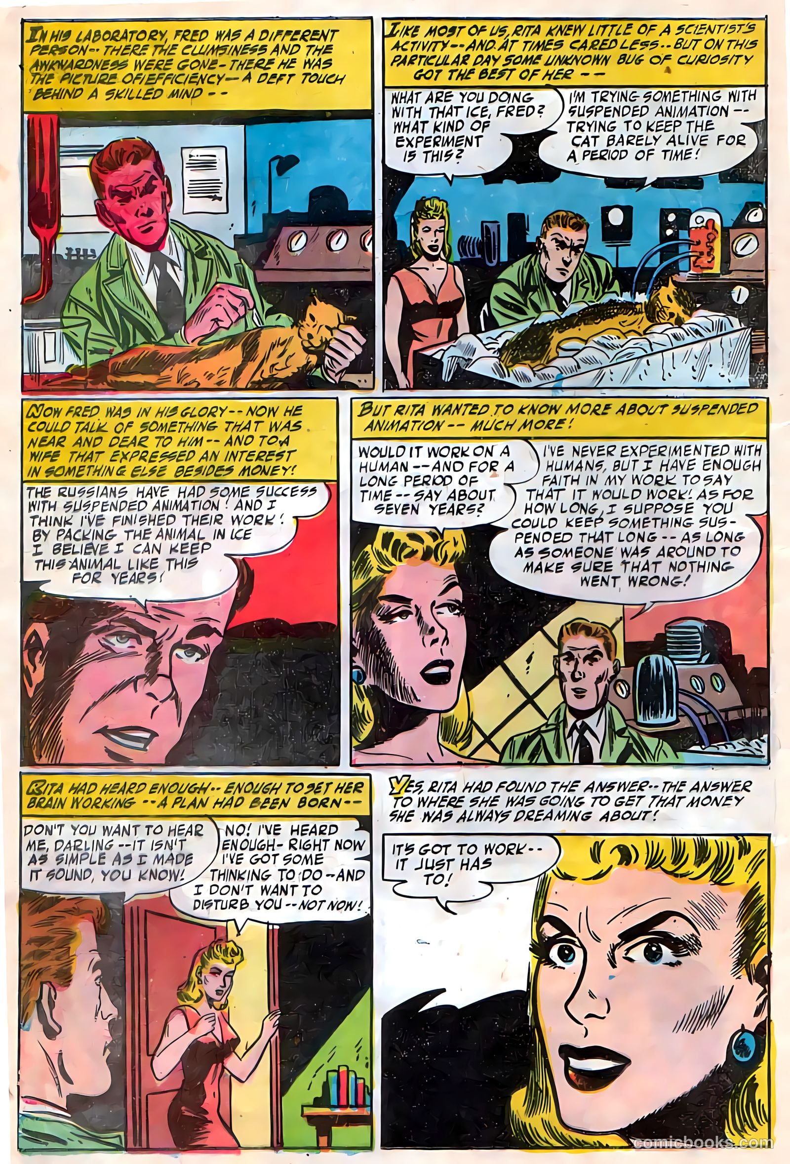 Weird Chills #3 (1954) — page 12 of 36
