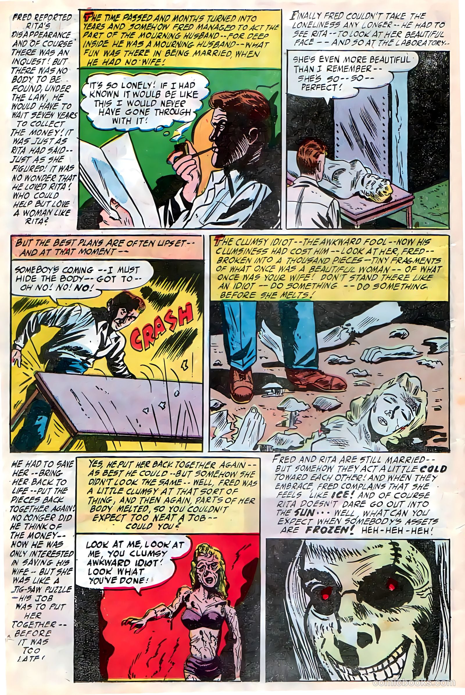 Weird Chills #3 (1954) — page 16 of 36