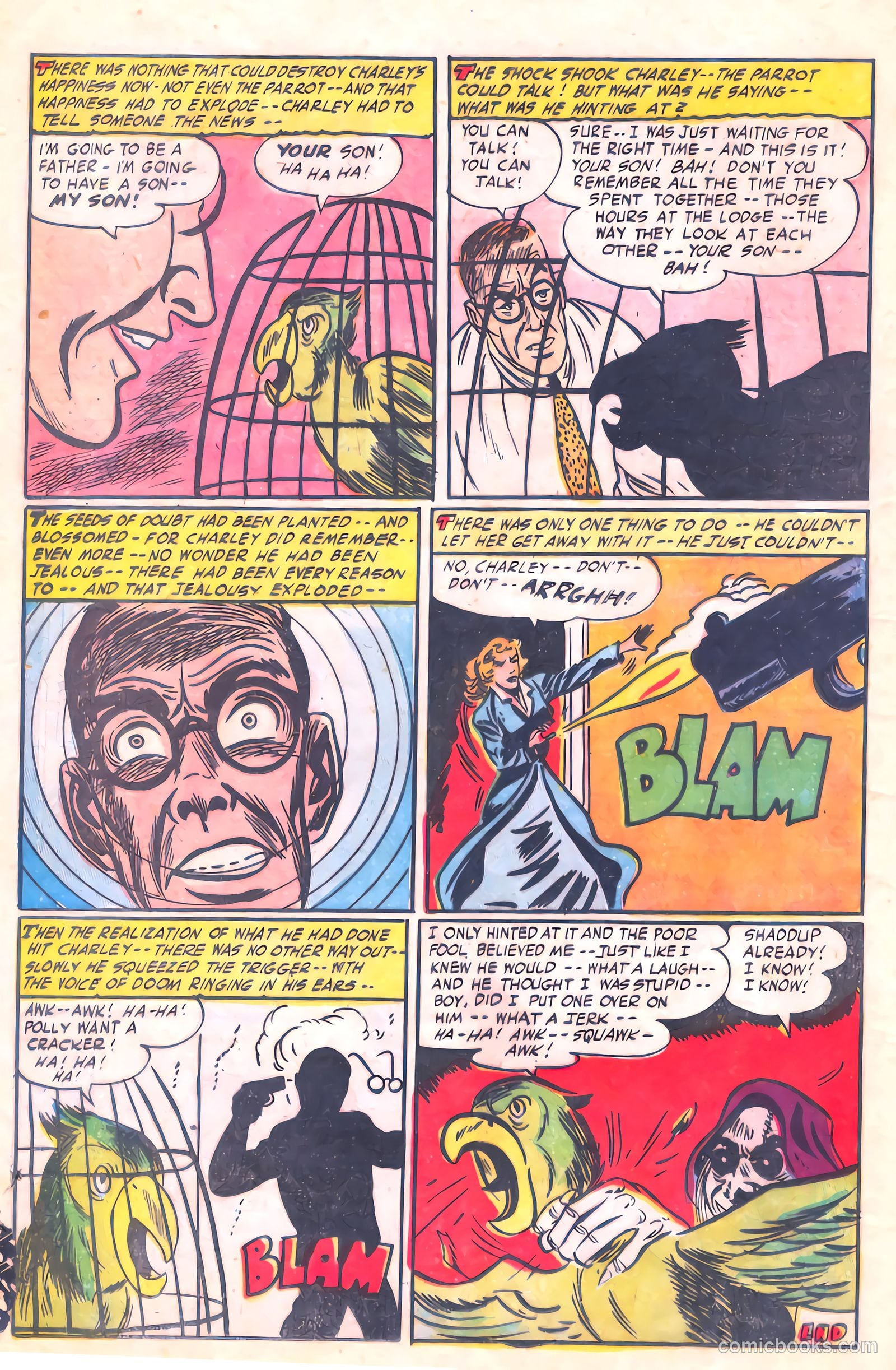 Weird Chills #3 (1954) — page 22 of 36