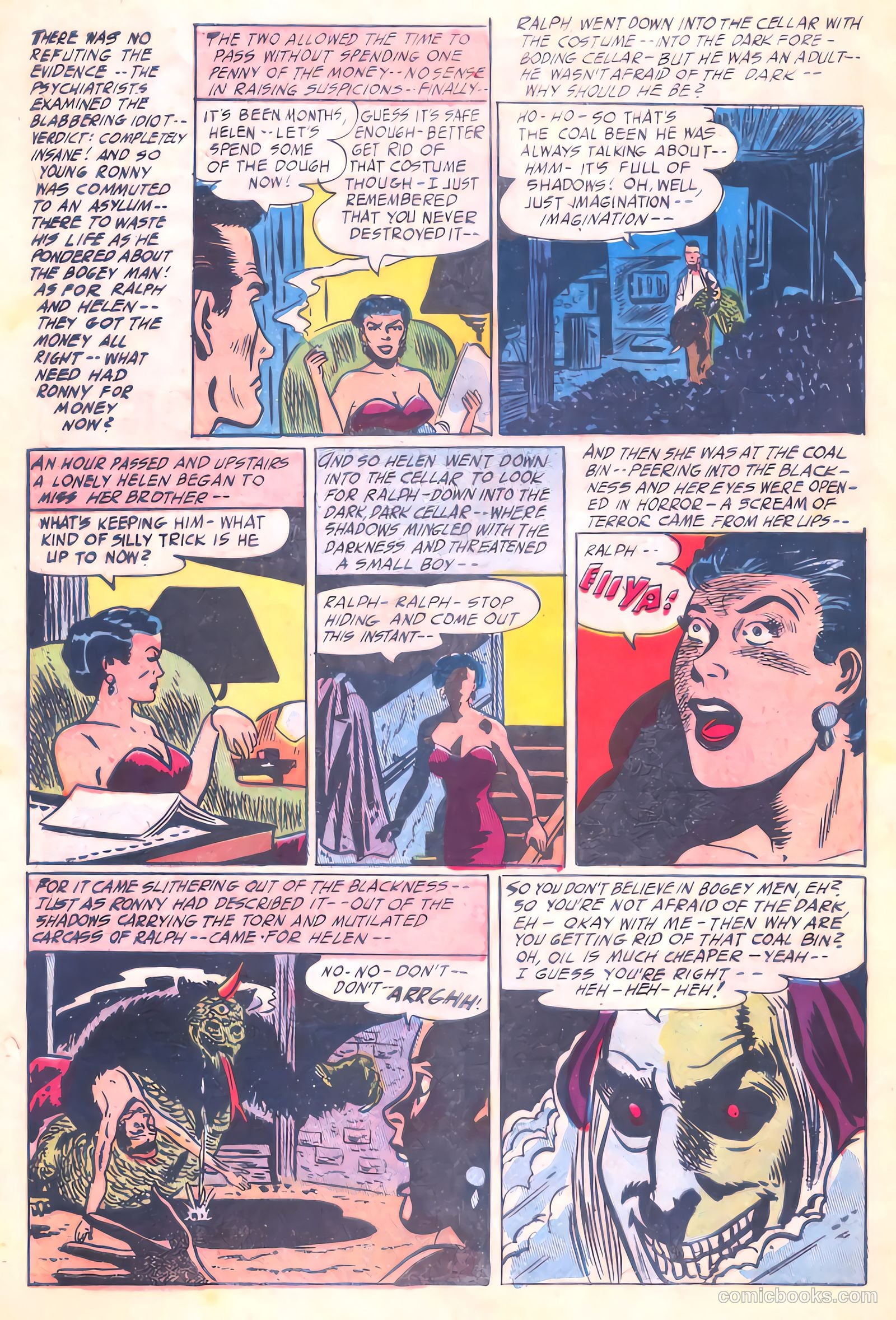 Weird Chills #3 (1954) — page 32 of 36