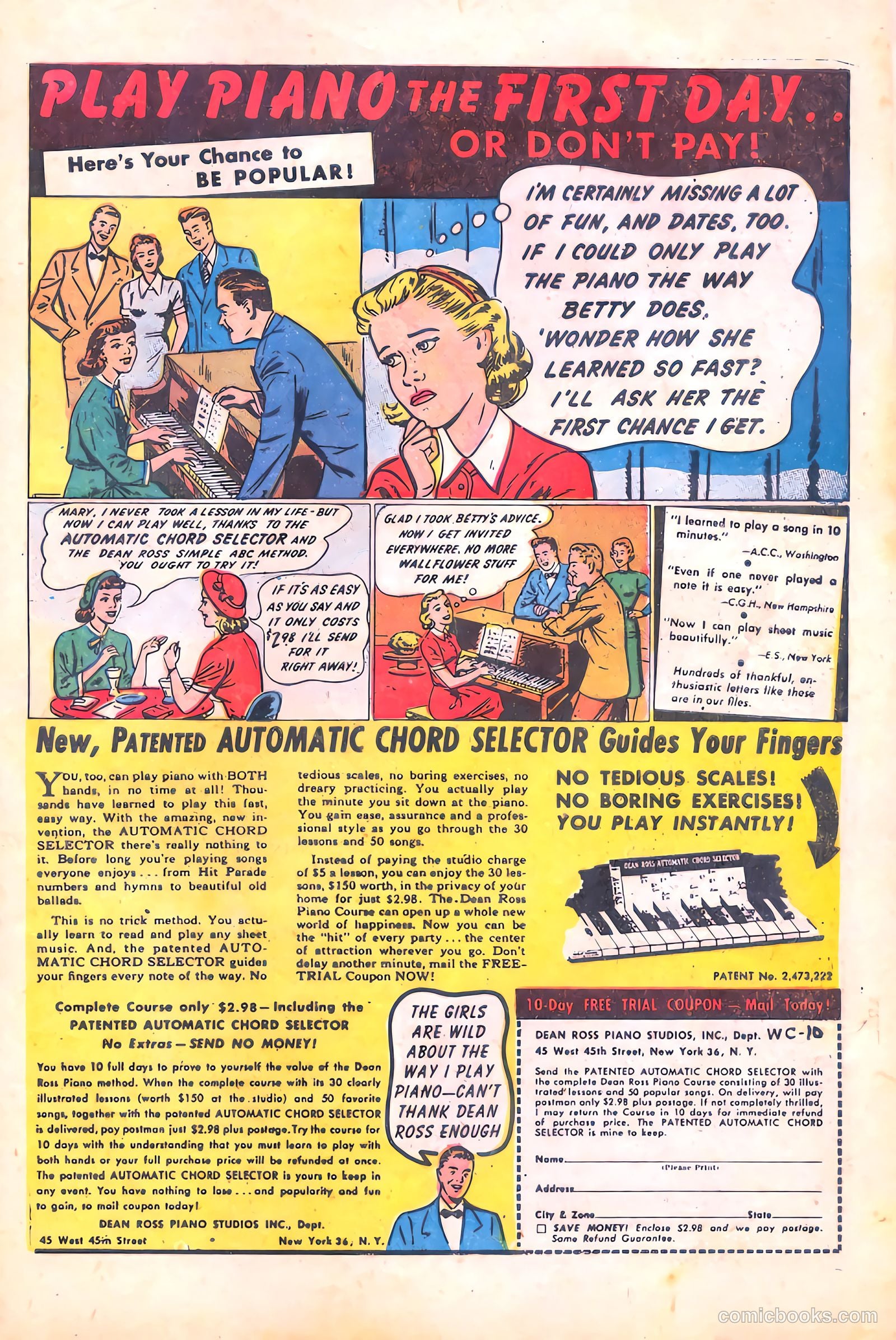 Weird Chills #3 (1954) — page 33 of 36
