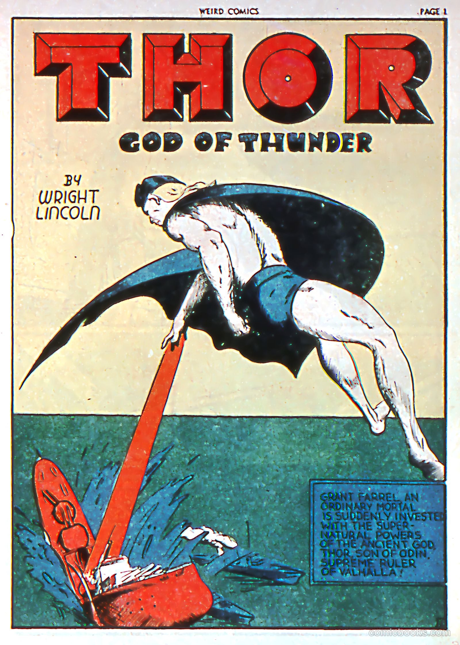 Weird Comics #1 (1940) — page 3 of 66