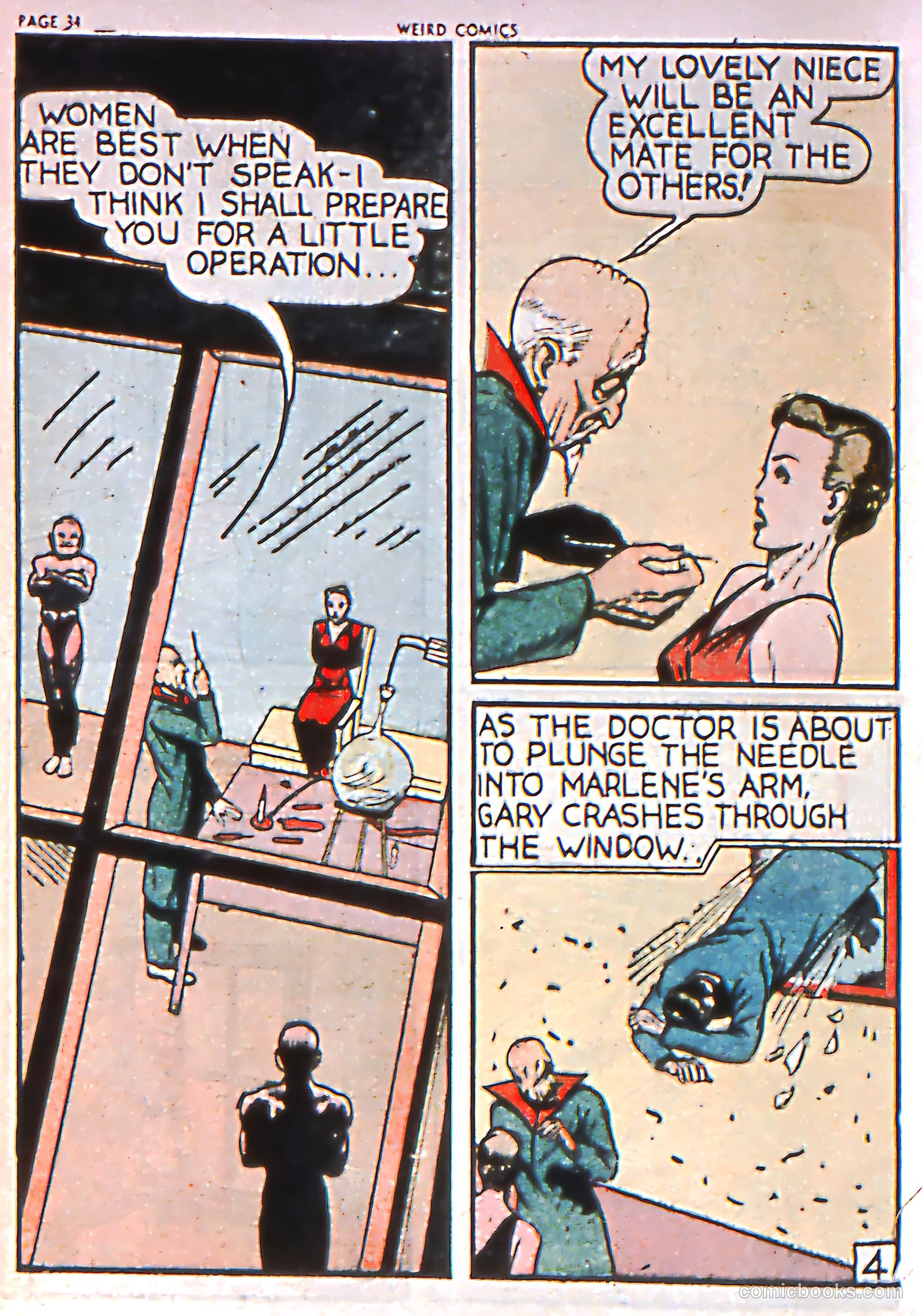 Weird Comics #1 (1940) — page 34 of 66
