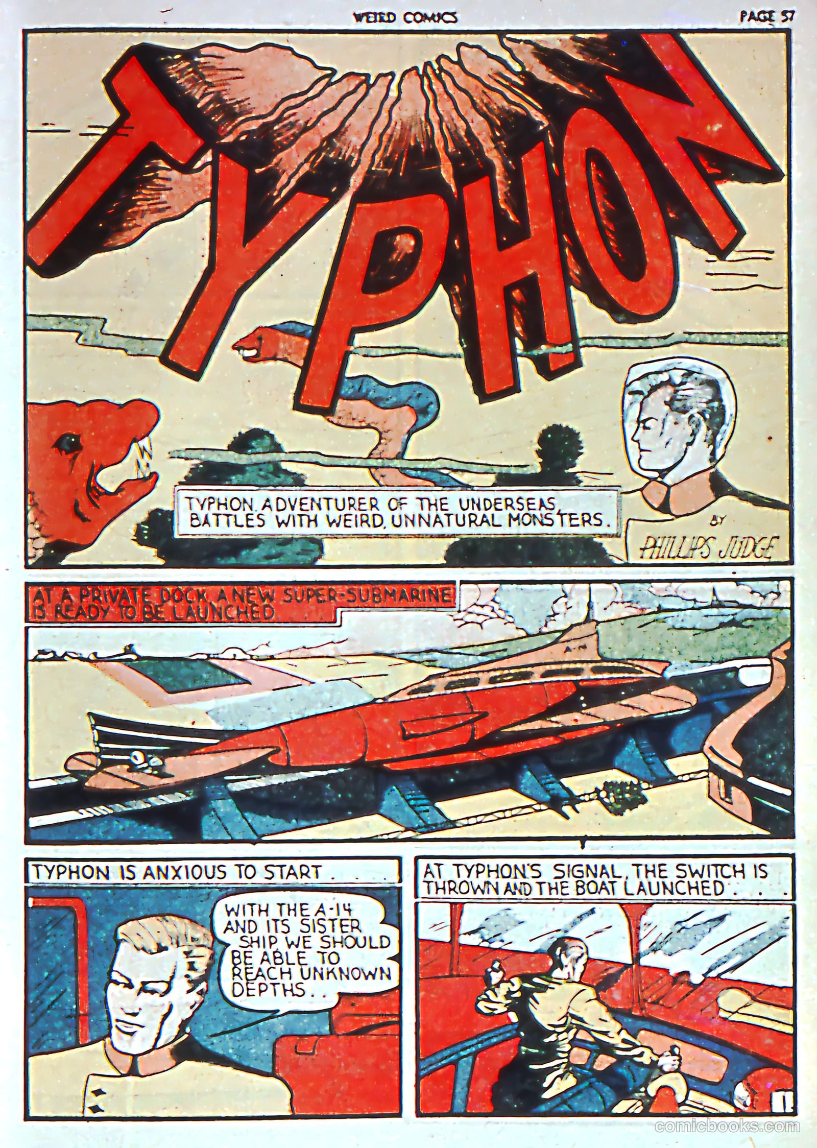 Weird Comics #1 (1940) — page 57 of 66