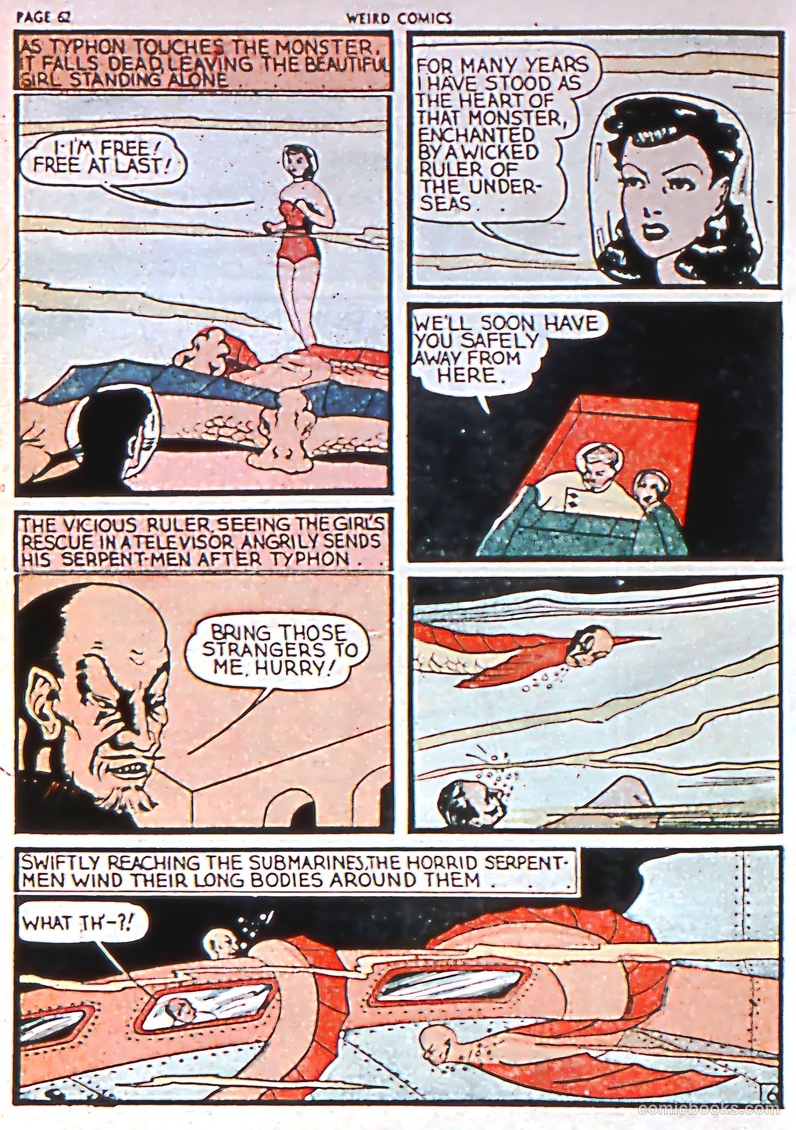 Weird Comics #1 (1940) — page 62 of 66